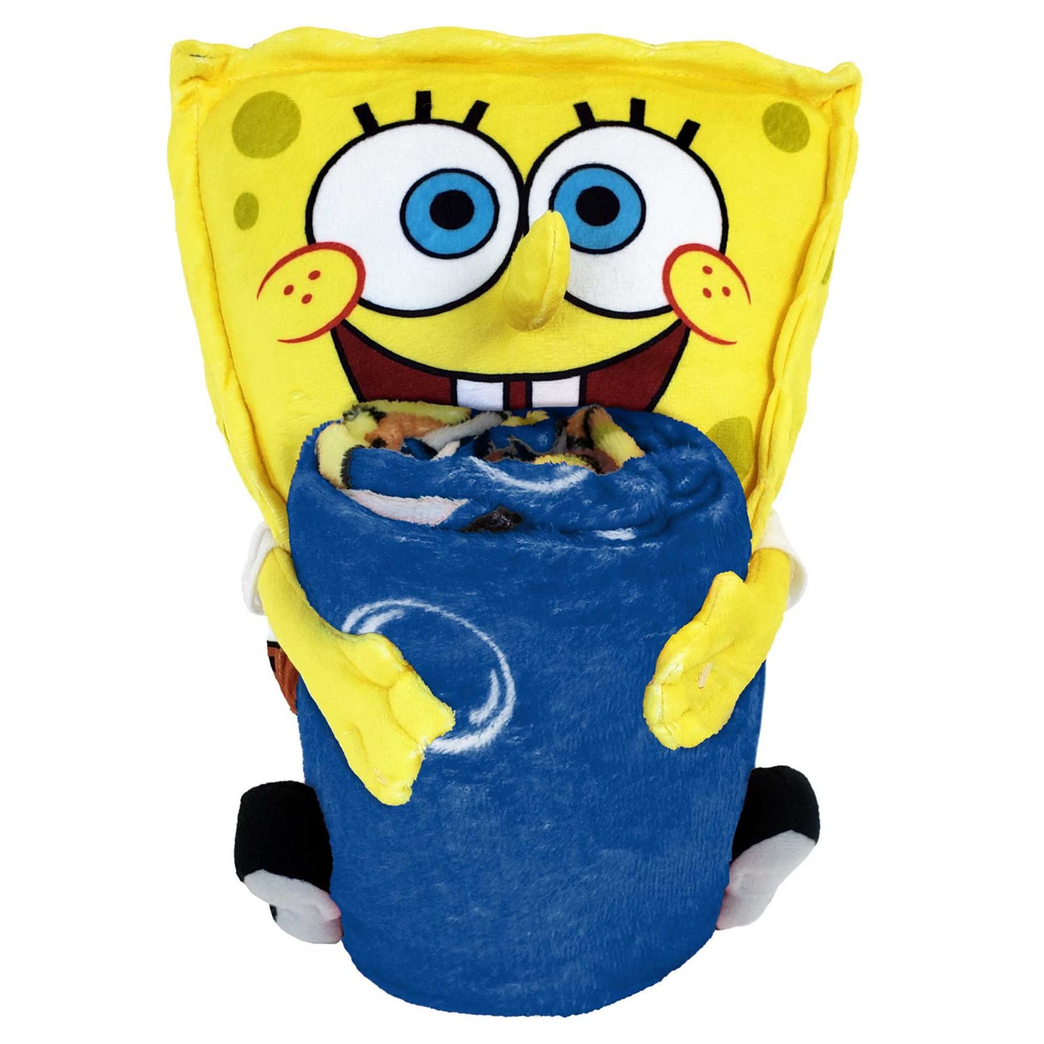 The Northwest Group Kansas Jayhawks Spongebob Squarepants Hugger Blanket - view number 3
