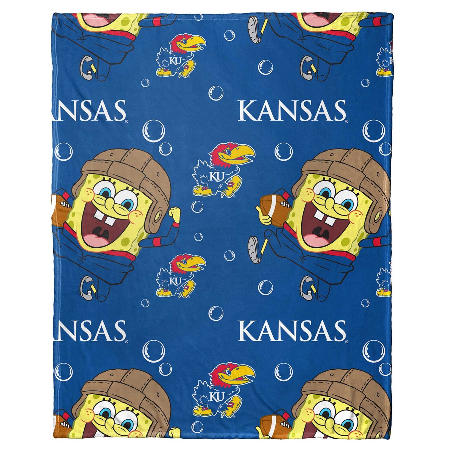The Northwest Group Kansas Jayhawks Spongebob Squarepants Hugger Blanket - view number 2