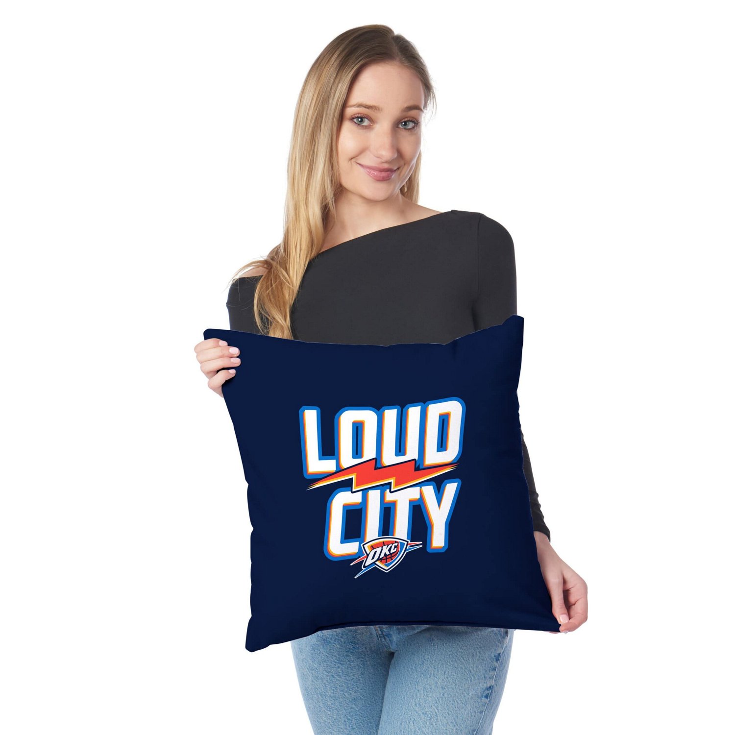 The Northwest Group Oklahoma City Thunder 2025 NBA Finals Champions 18" x 18" Throw Pillow - view number 2