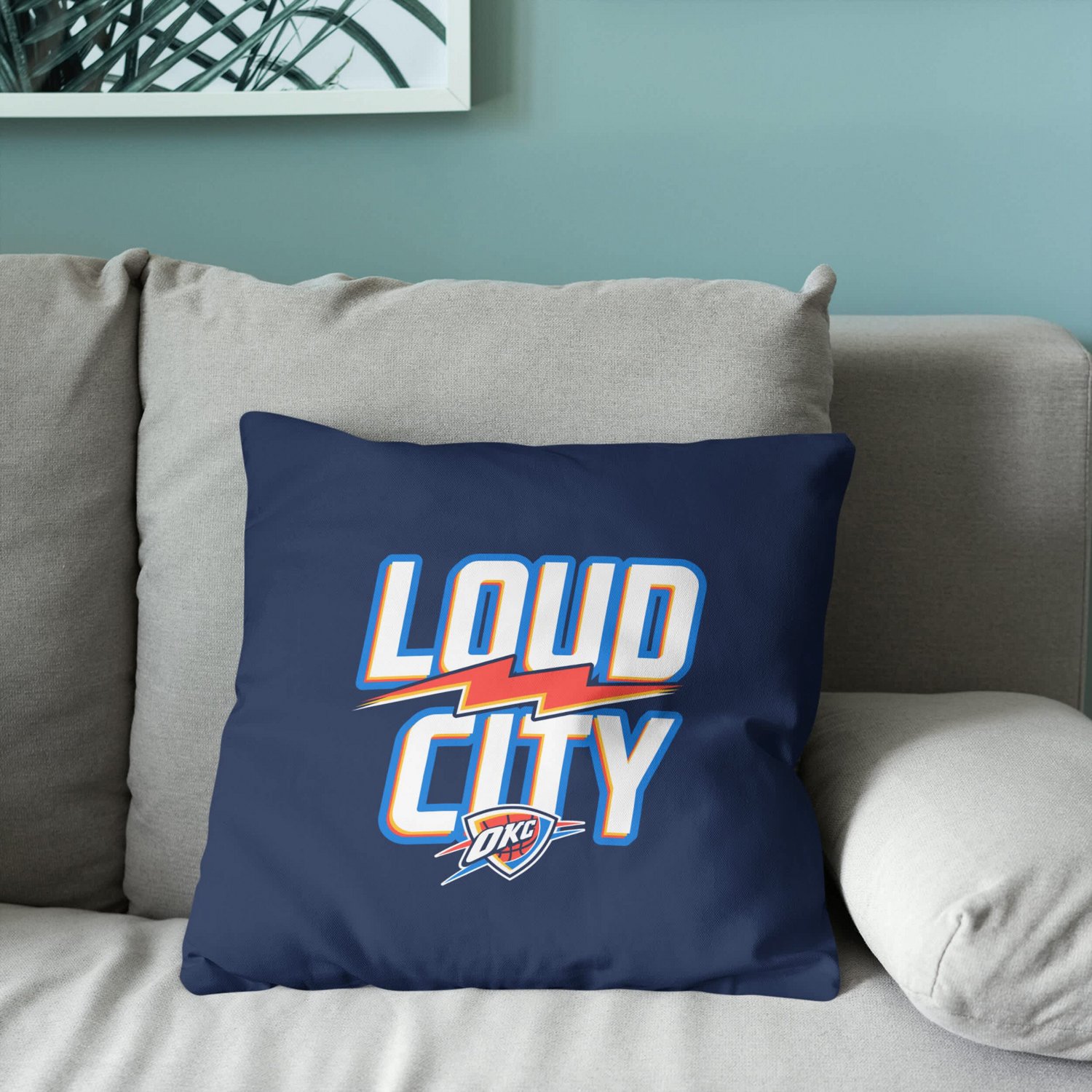 The Northwest Group Oklahoma City Thunder 2025 NBA Finals Champions 18" x 18" Throw Pillow - view number 4