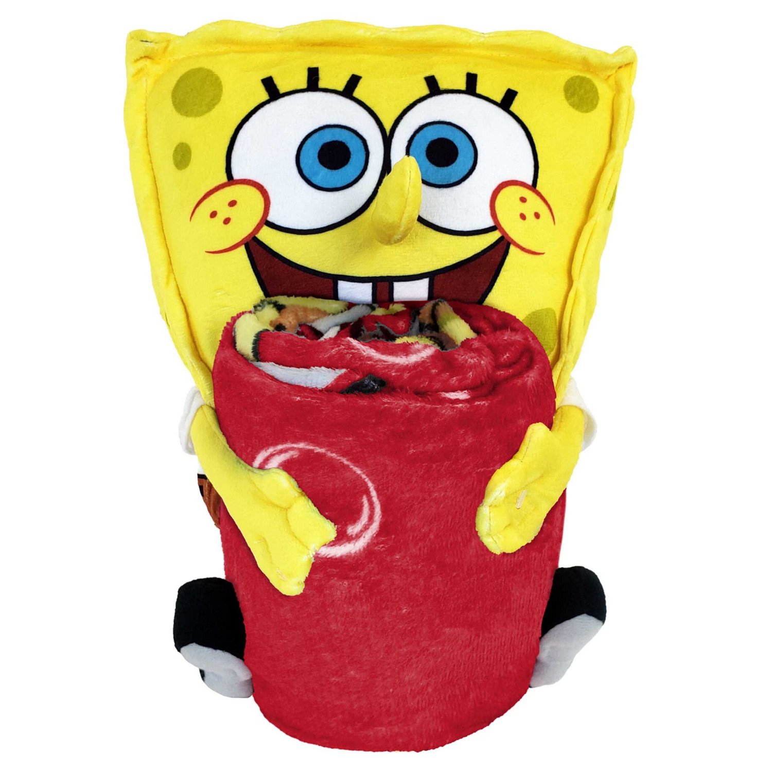 The Northwest Group Wisconsin Badgers Spongebob Squarepants Hugger Blanket - view number 3