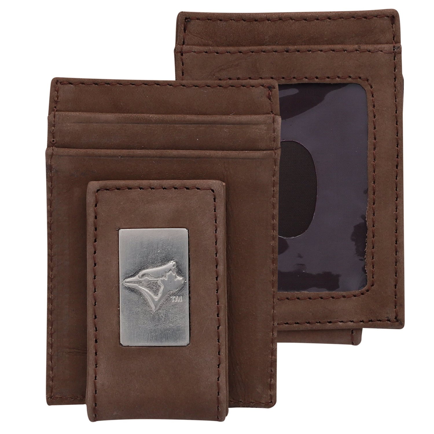 Toronto Jays Leather Front Pocket Wallet                                                                                         - view number 1