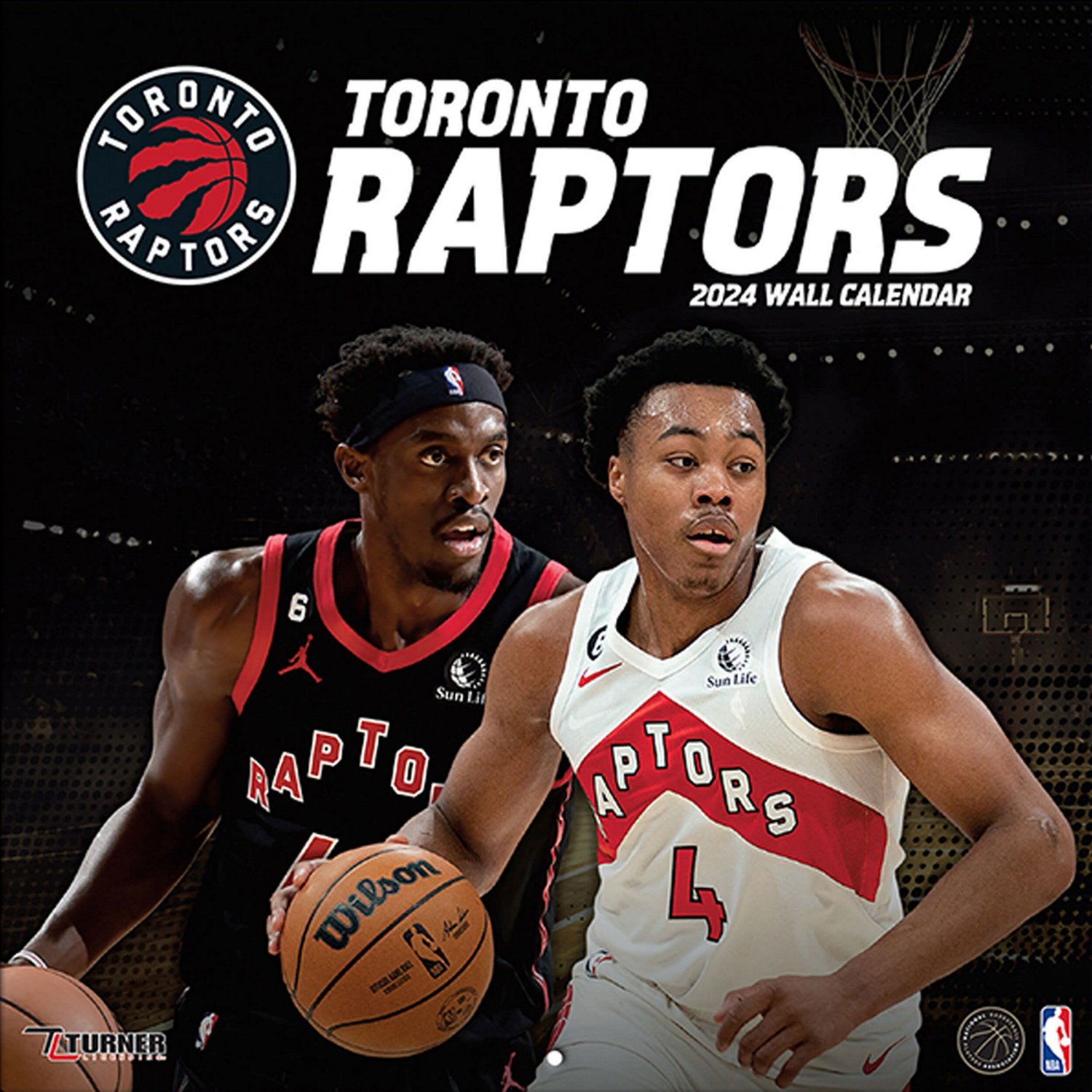 Toronto Raptors 7'' x 7'' 2024 Mini Wall Calendar - view number 1
