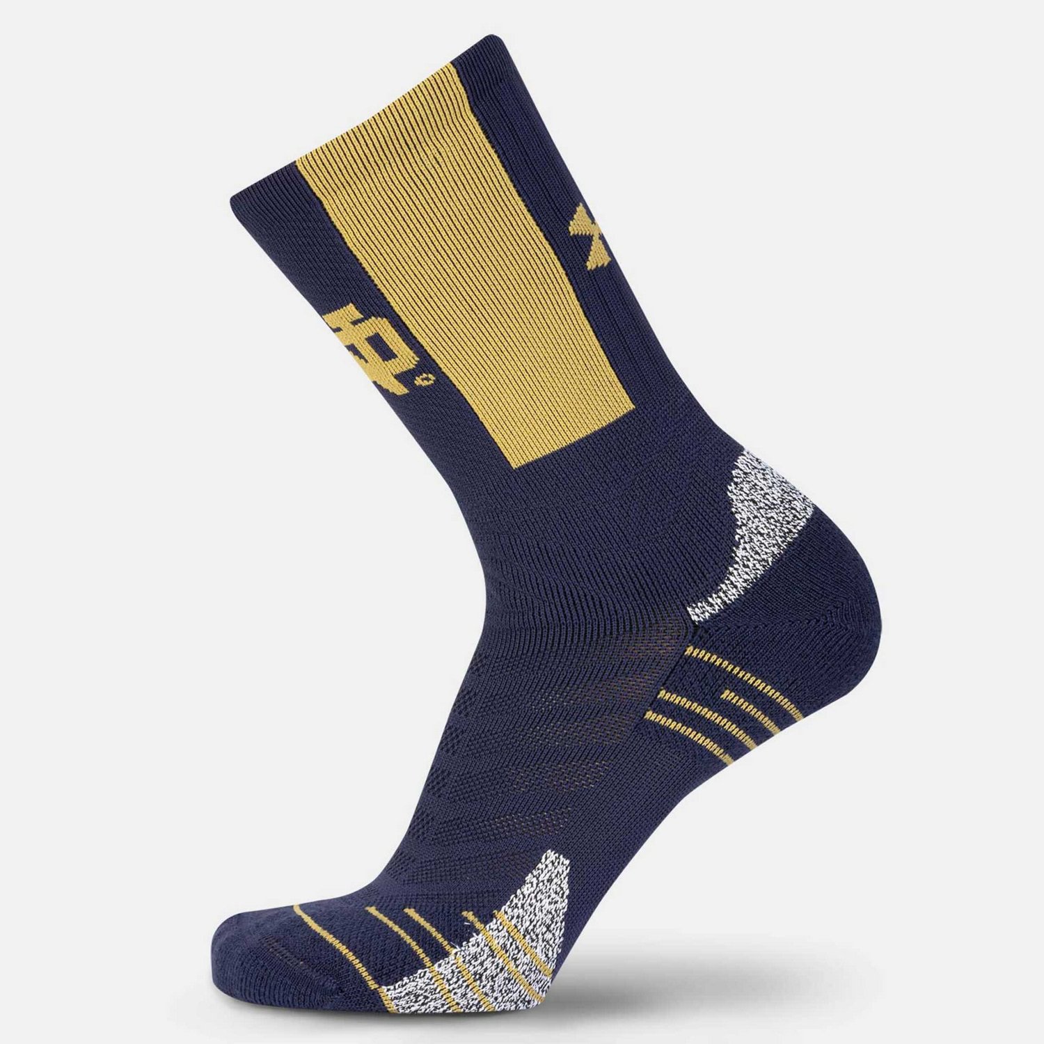 Under Armour Notre Dame Fighting Irish Playmaker Crew Socks - view number 3