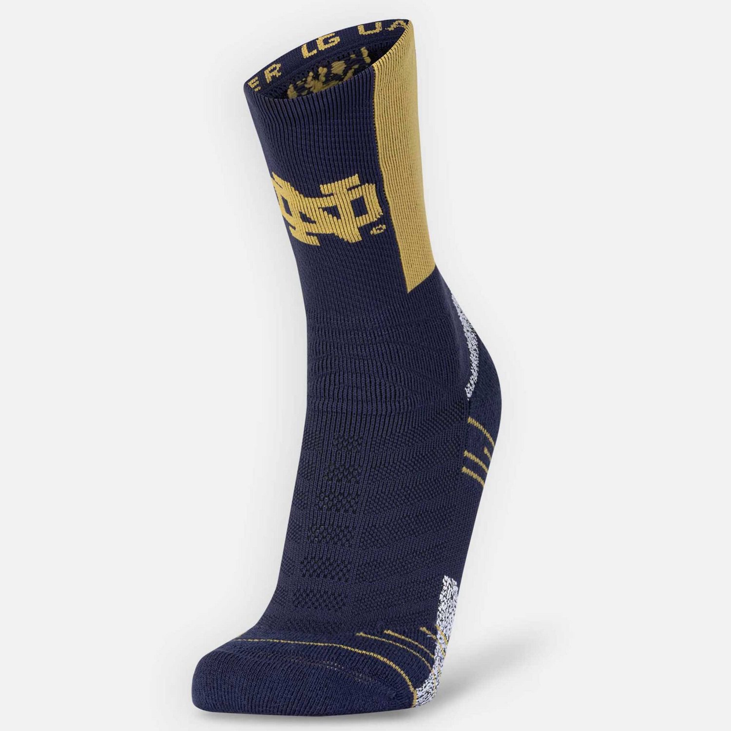 Under Armour Notre Dame Fighting Irish Playmaker Crew Socks - view number 2