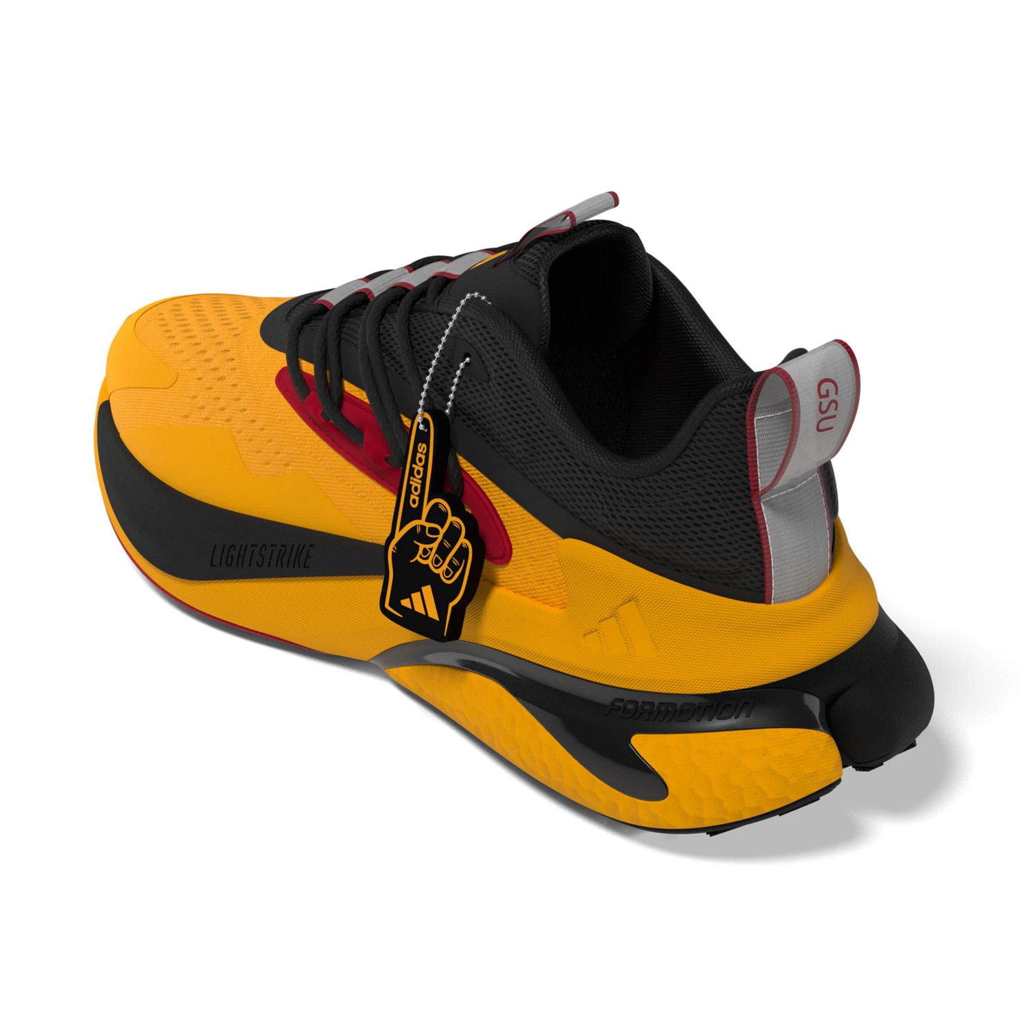 Unisex adidas Black Grambling Tigers AlphaBoost V2 Shoes                                                                         - view number 3