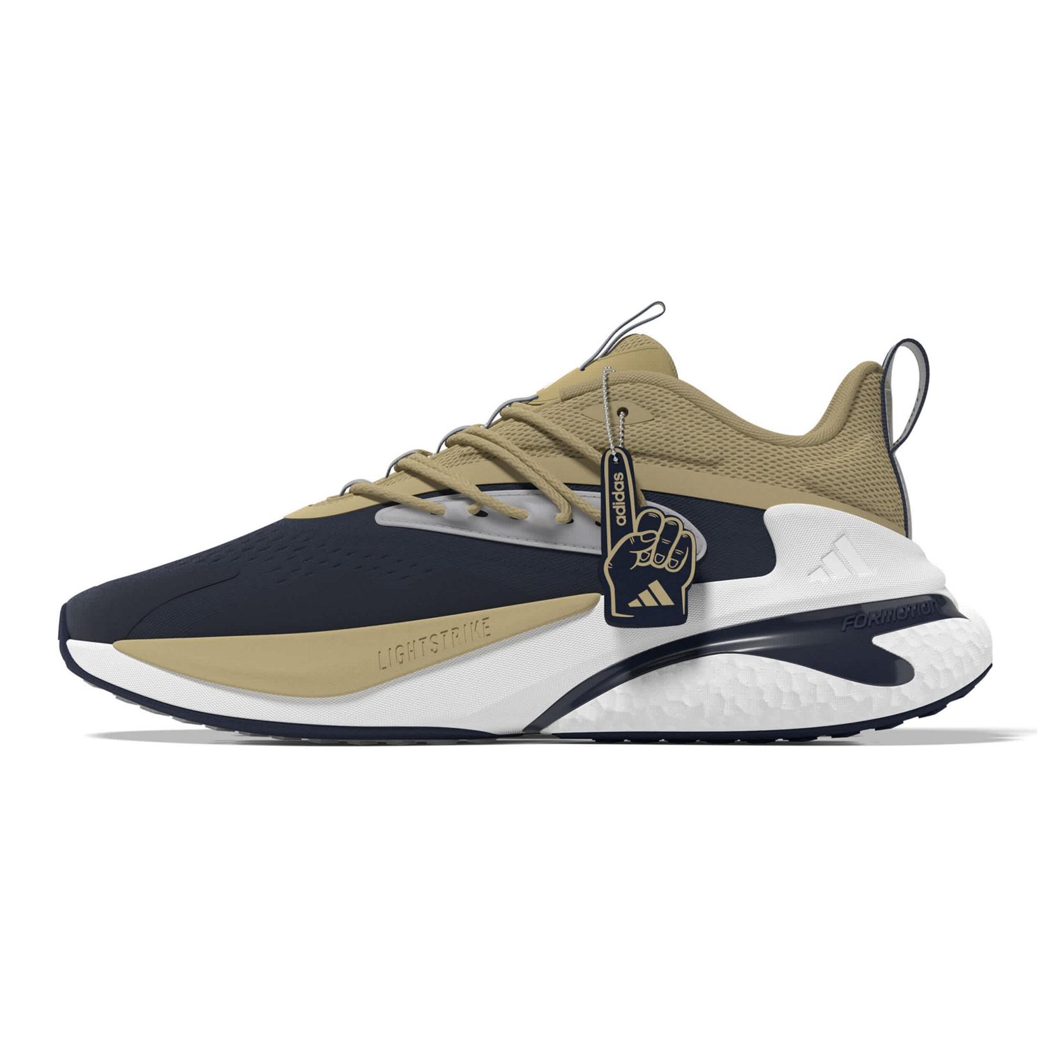 Unisex adidas Gold Georgia Tech Yellow Jackets AlphaBoost V2 Shoes                                                               - view number 1