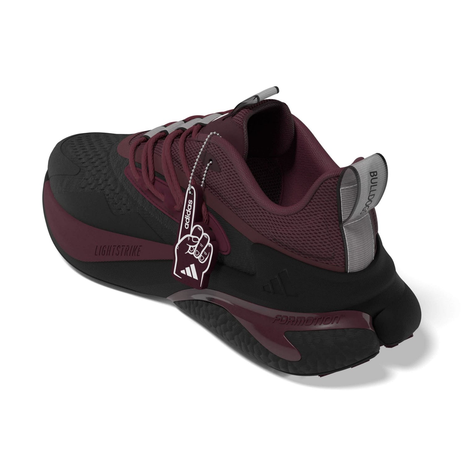 Unisex adidas Maroon Mississippi State Bulldogs AlphaBoost V2 Shoes                                                              - view number 3
