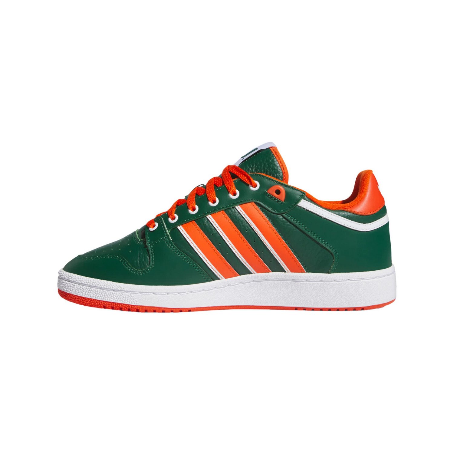 Unisex adidas Orange Miami Hurricanes Centennial 85 Low Basketball Shoes                                                         - view number 2