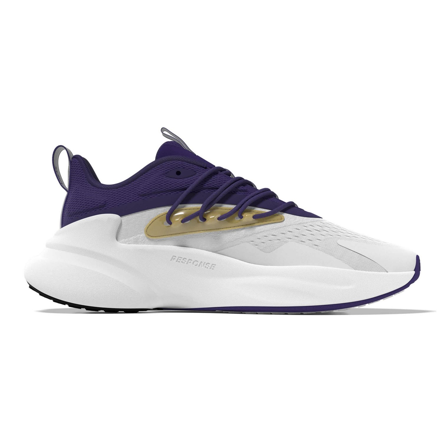 Unisex adidas Purple Washington Huskies AlphaBoost V2 Shoes                                                                      - view number 2