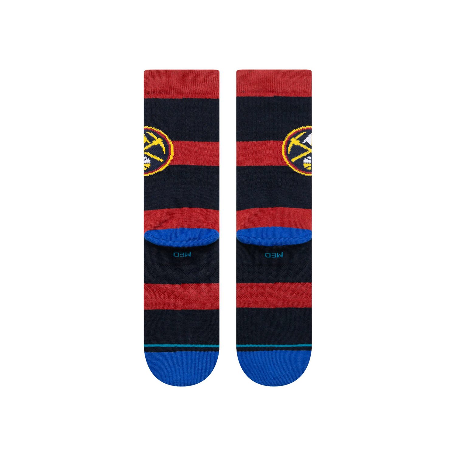 Unisex Stance Denver Nuggets Prep Stripe Crew Sock                                                                               - view number 3
