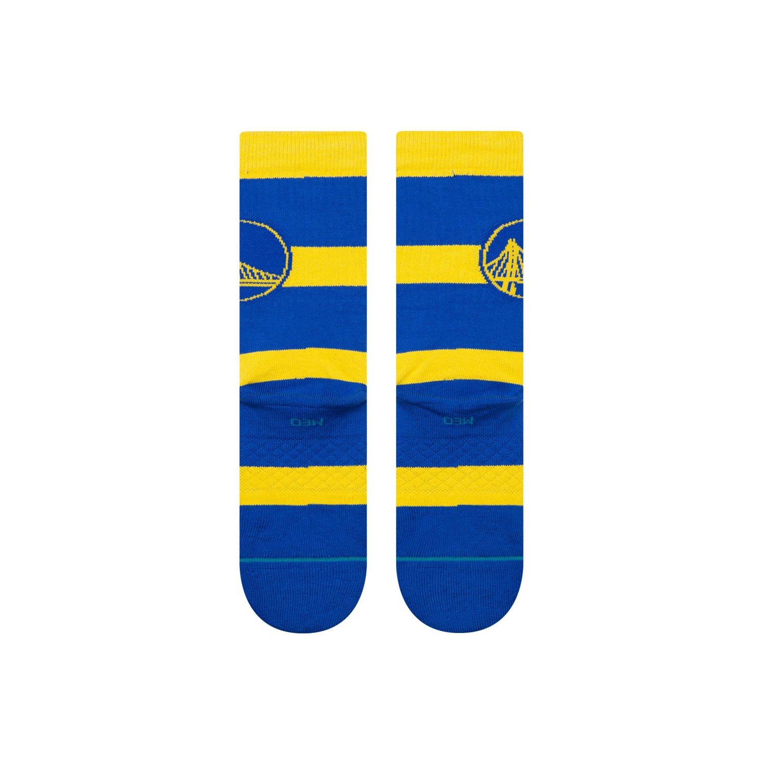 Unisex Stance Golden State Warriors Prep Stripe Crew Sock - view number 3
