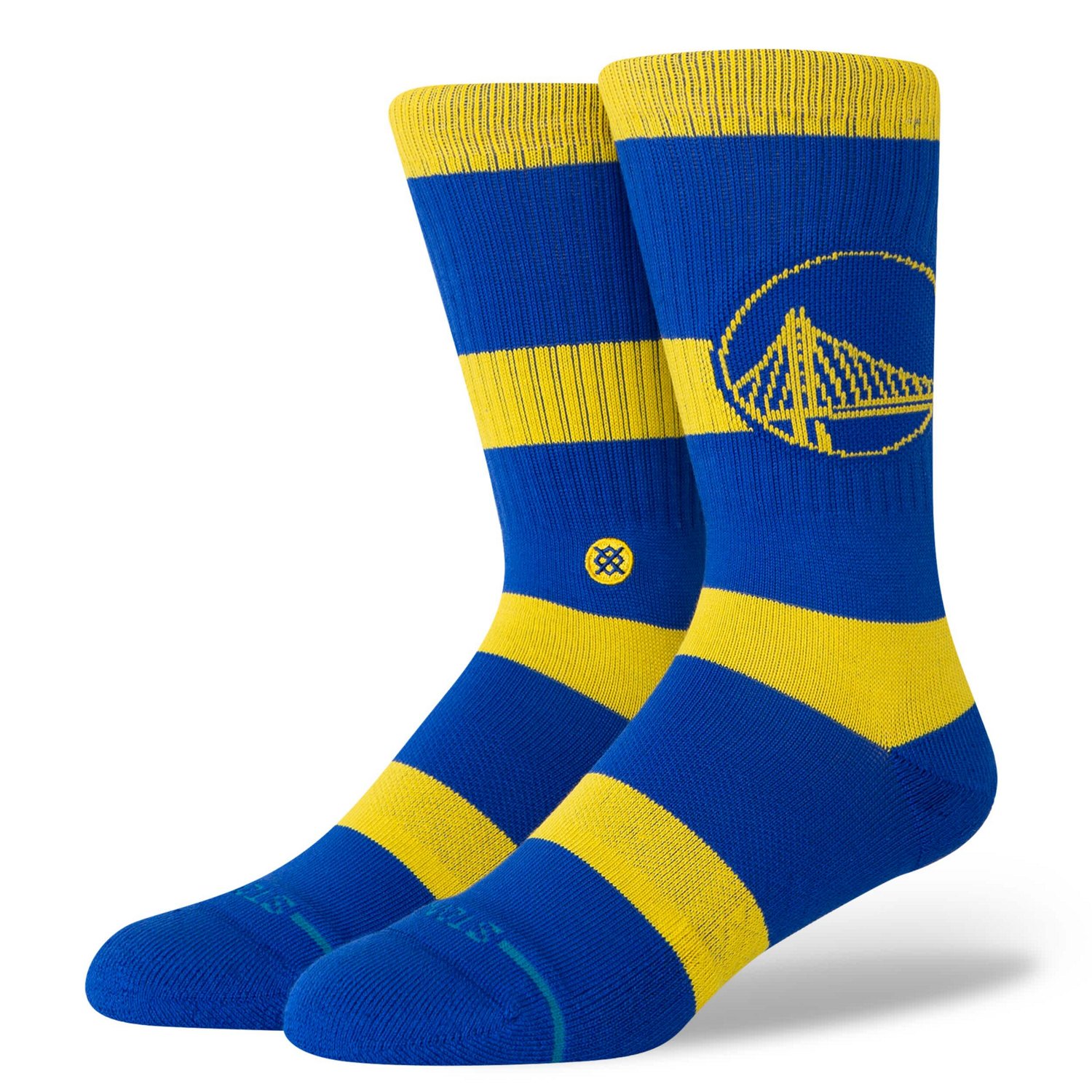 Unisex Stance Golden State Warriors Prep Stripe Crew Sock - view number 1