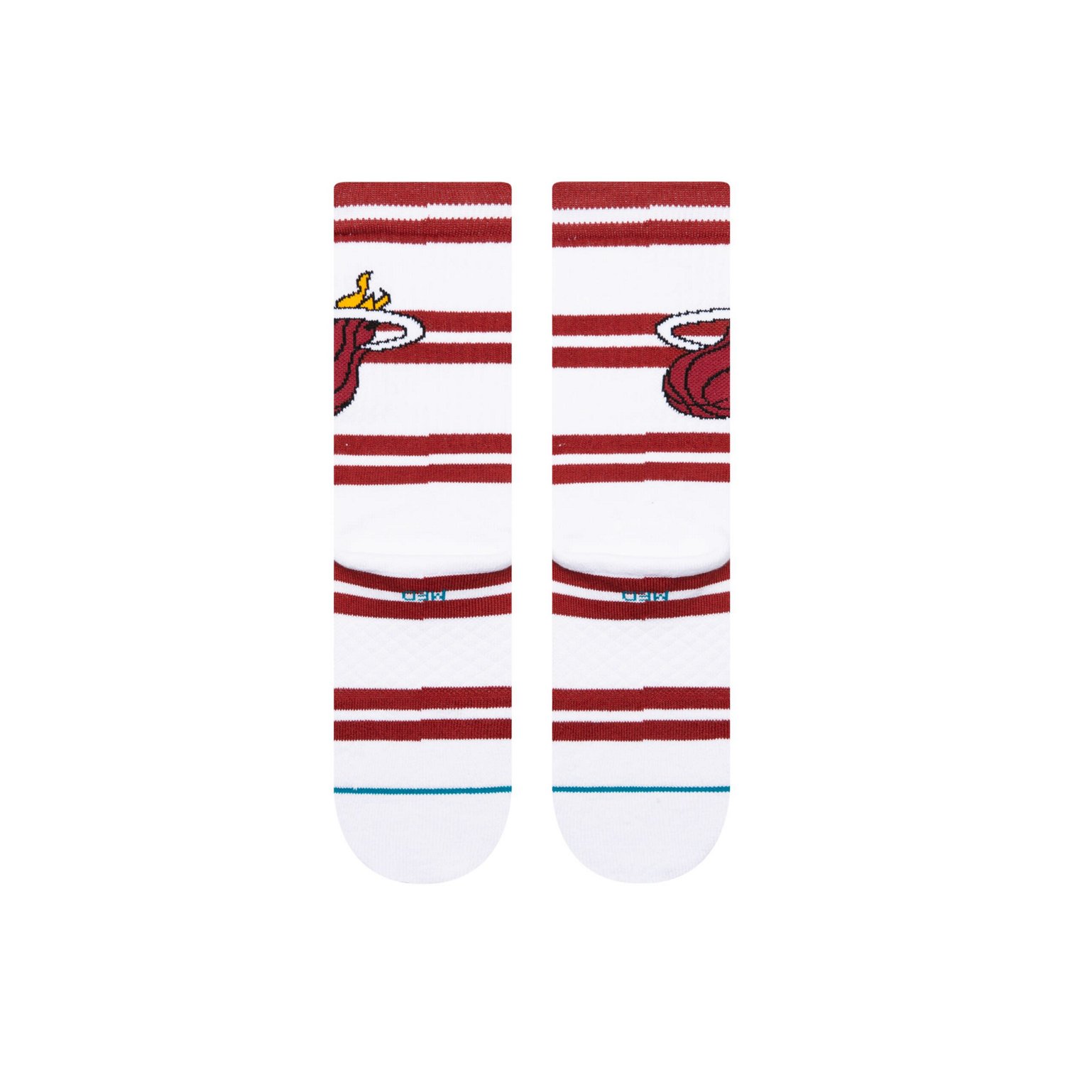 Unisex Stance Miami Heat Prep Stripe Crew Sock - view number 3