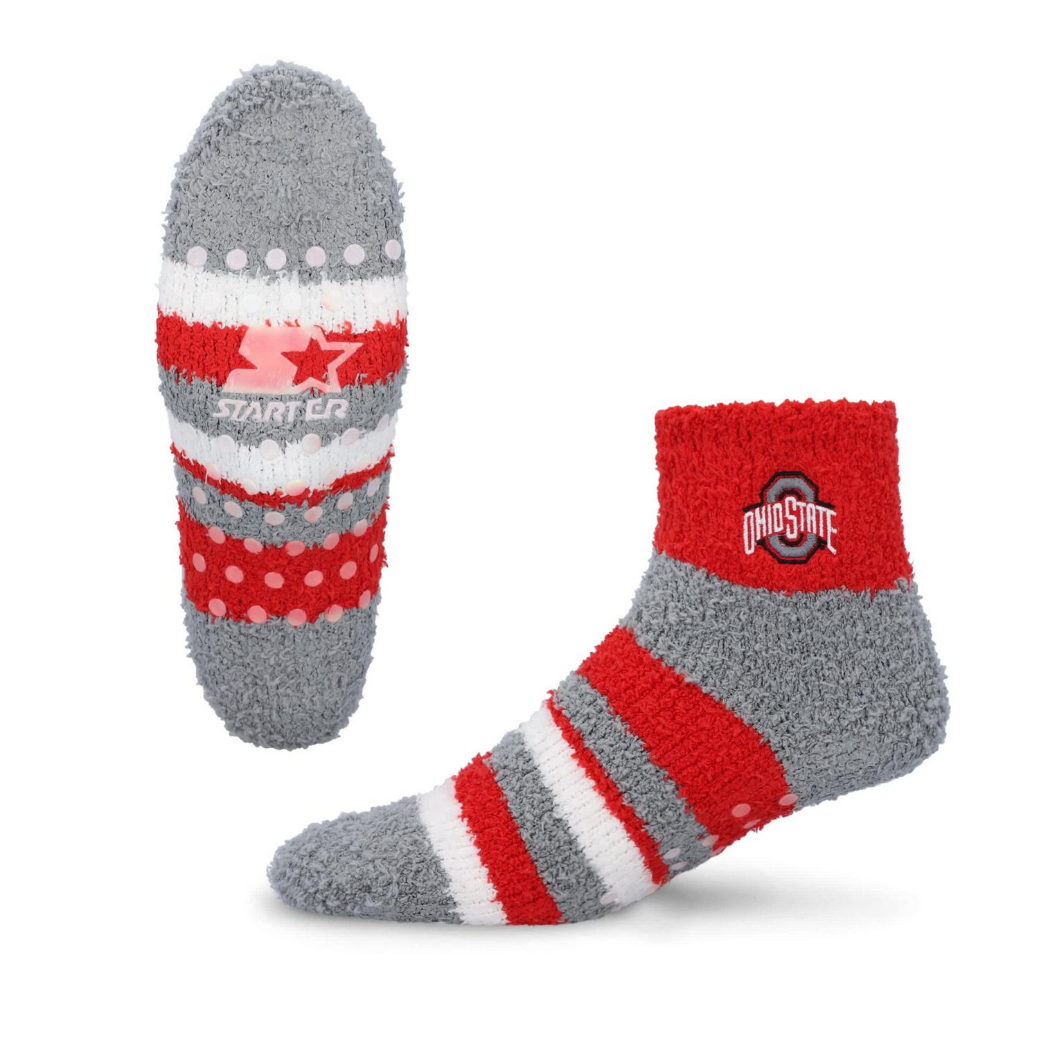 Unisex Starter Ohio State Buckeyes Cozy Stripe Socks - view number 1