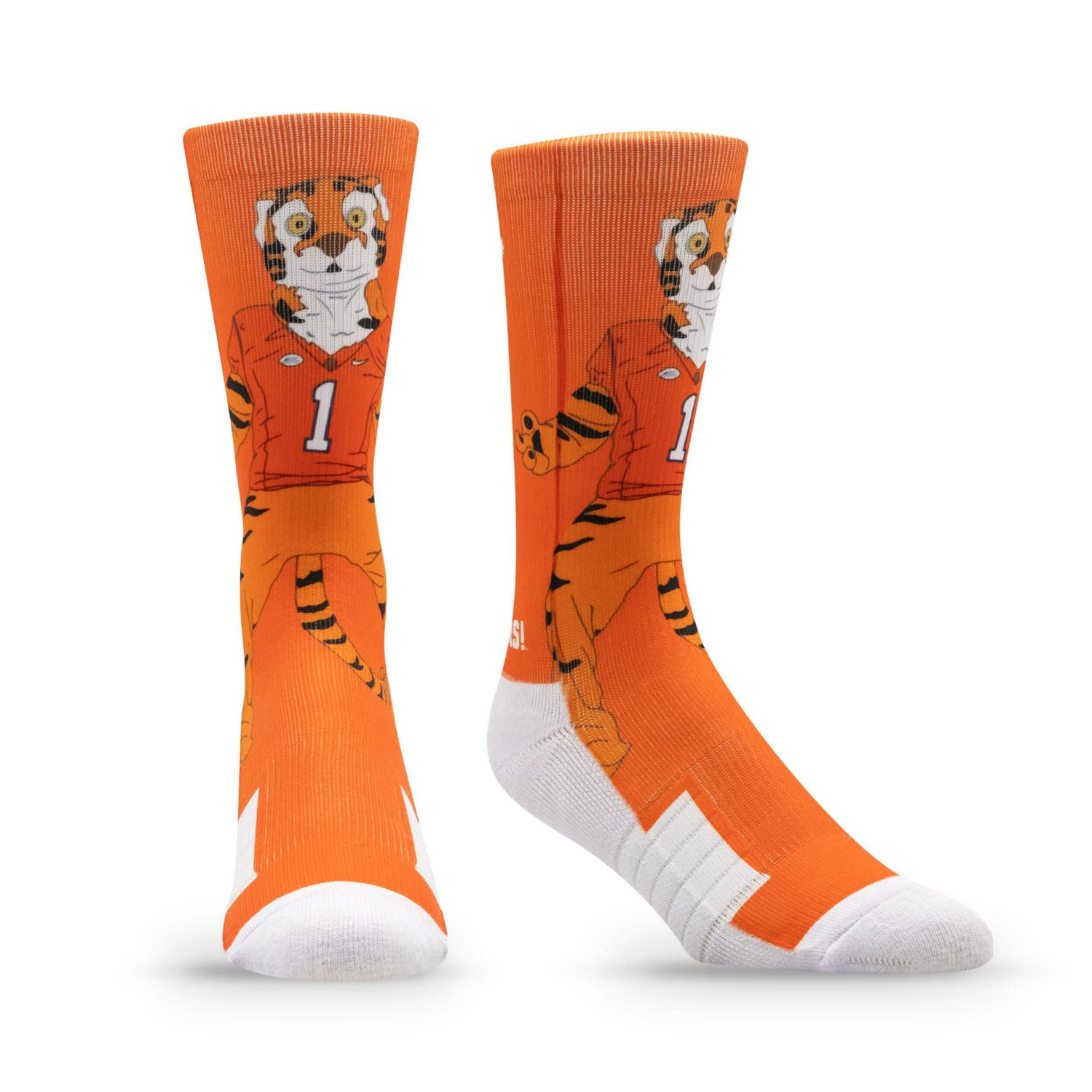 Unisex Strideline Clemson Tigers Premium Mascot Crew Socks - view number 2
