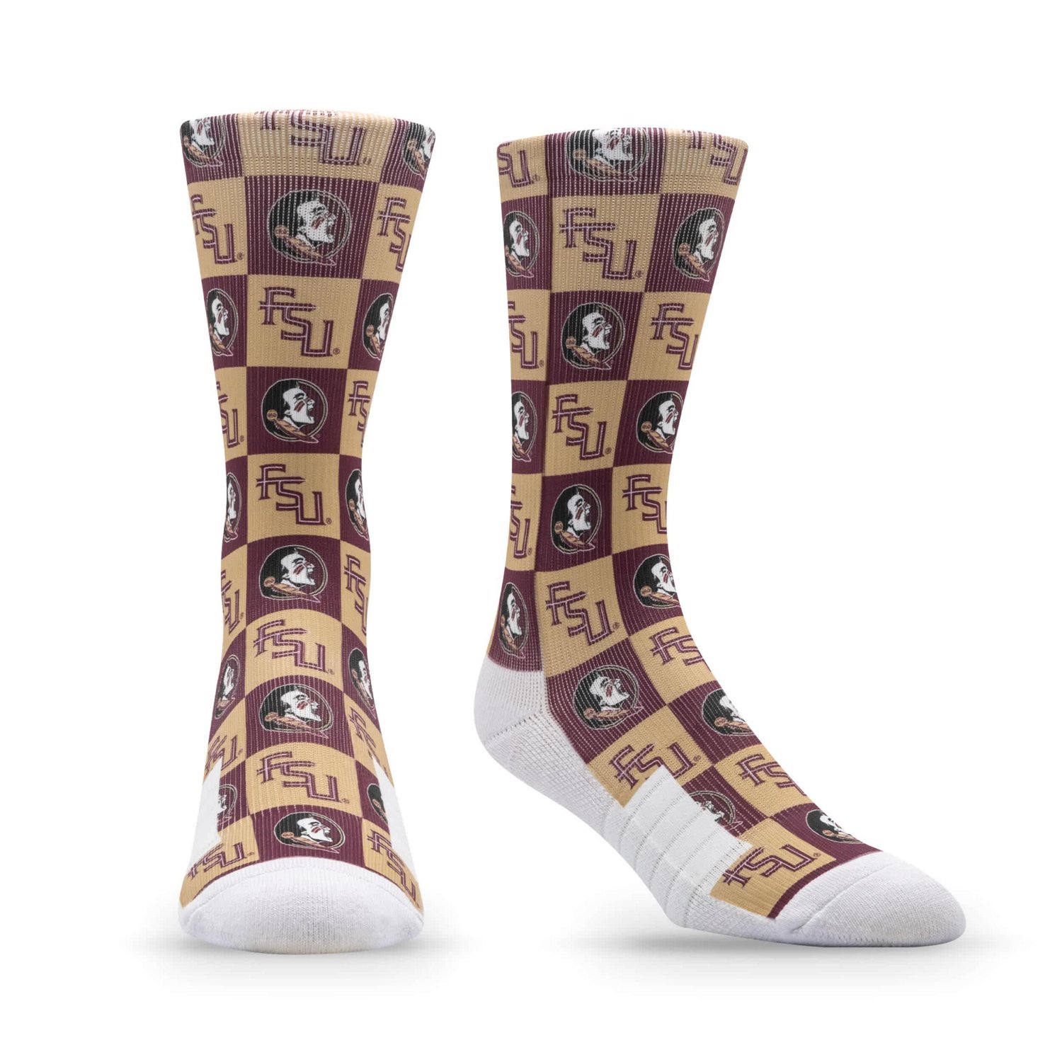 Unisex Strideline Florida State Seminoles Premium 70's Bedding Crew Socks - view number 2