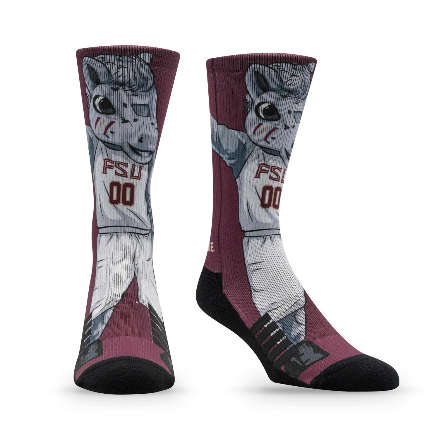 Unisex Strideline Florida State Seminoles Premium Mascot Crew Socks - view number 2