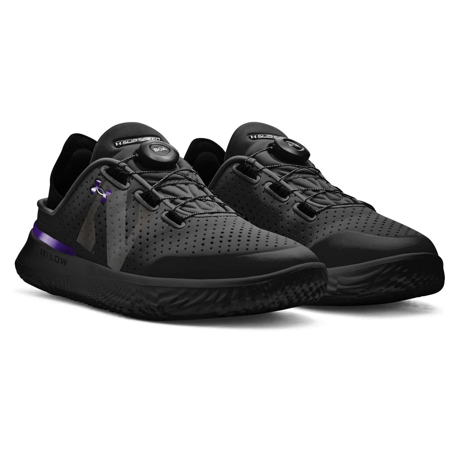 Unisex Under Armour Northwestern Wildcats SlipSpeed Running Shoes                                                                - view number 3
