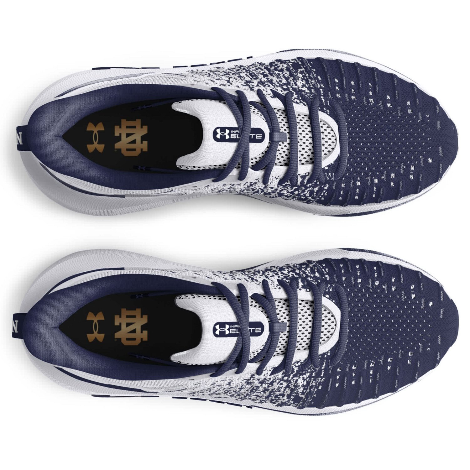 Unisex Under Armour Notre Dame Fighting Irish Infinite Elite Running Shoes                                                       - view number 4