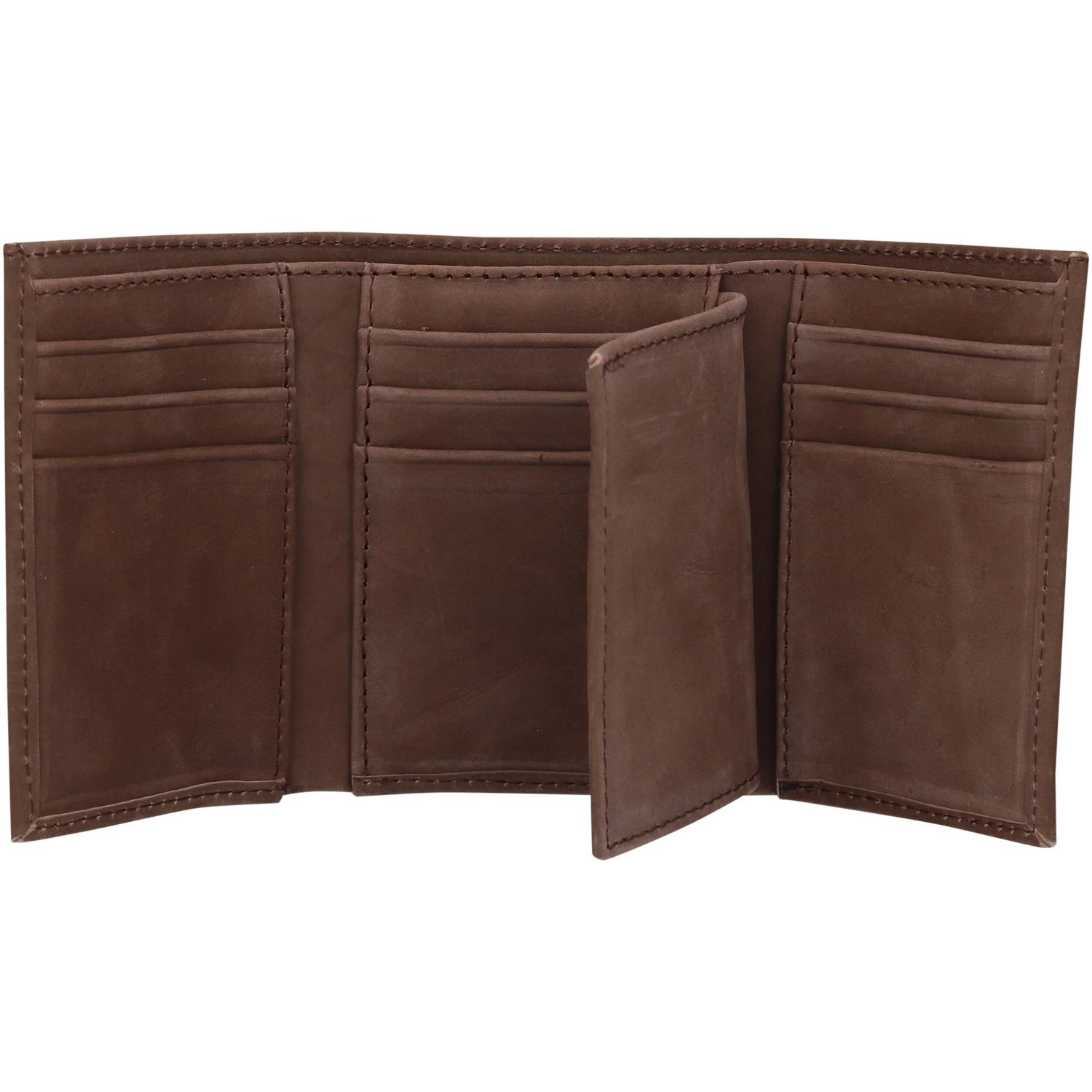 Utah Utes Leather Trifold Wallet with Concho - view number 2