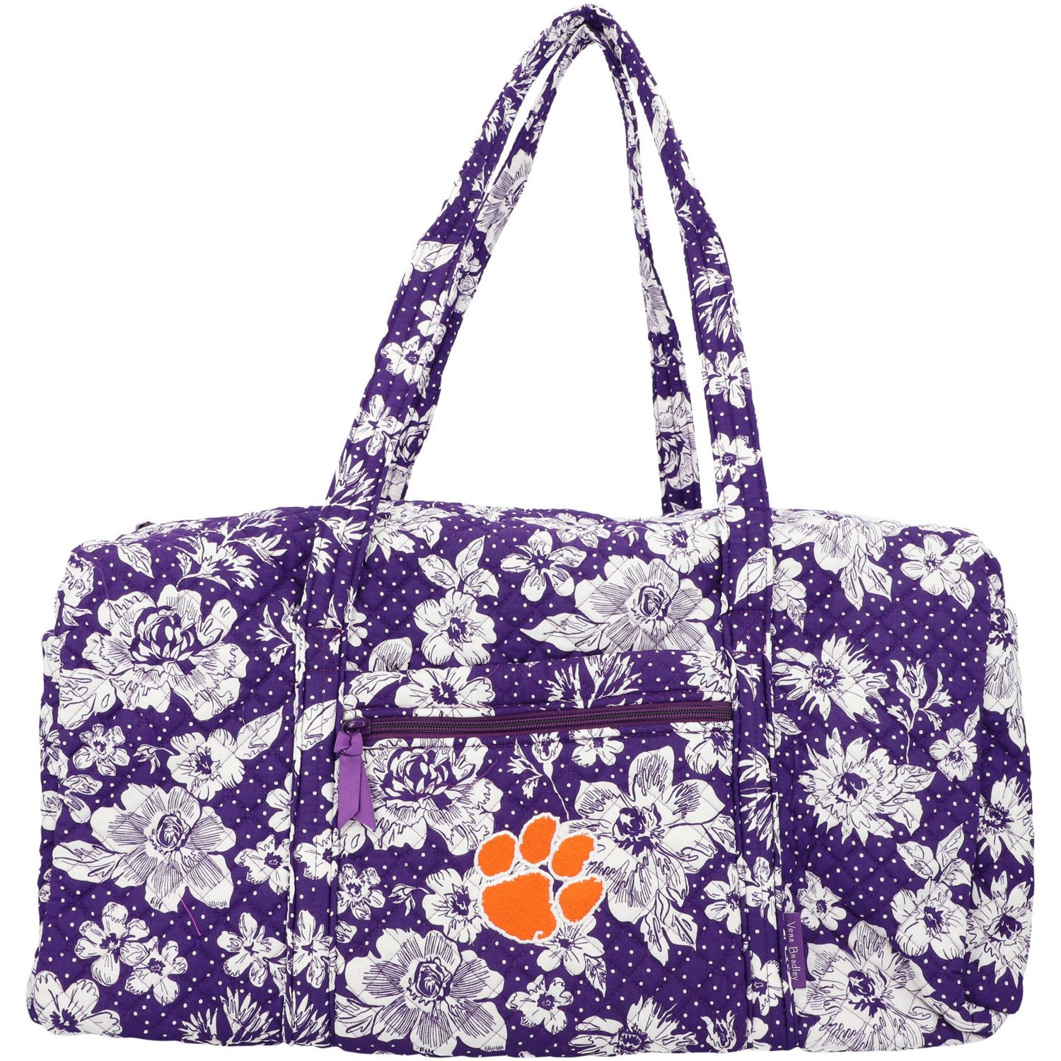Vera Bradley Clemson Tigers Rain Garden Large Travel Duffel Bag - view number 1
