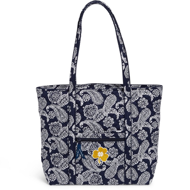 Vera Bradley Notre Dame Fighting Irish Iconic Bandana Tote Bag Navy Blue - NCAA Novelty at Academy Sports