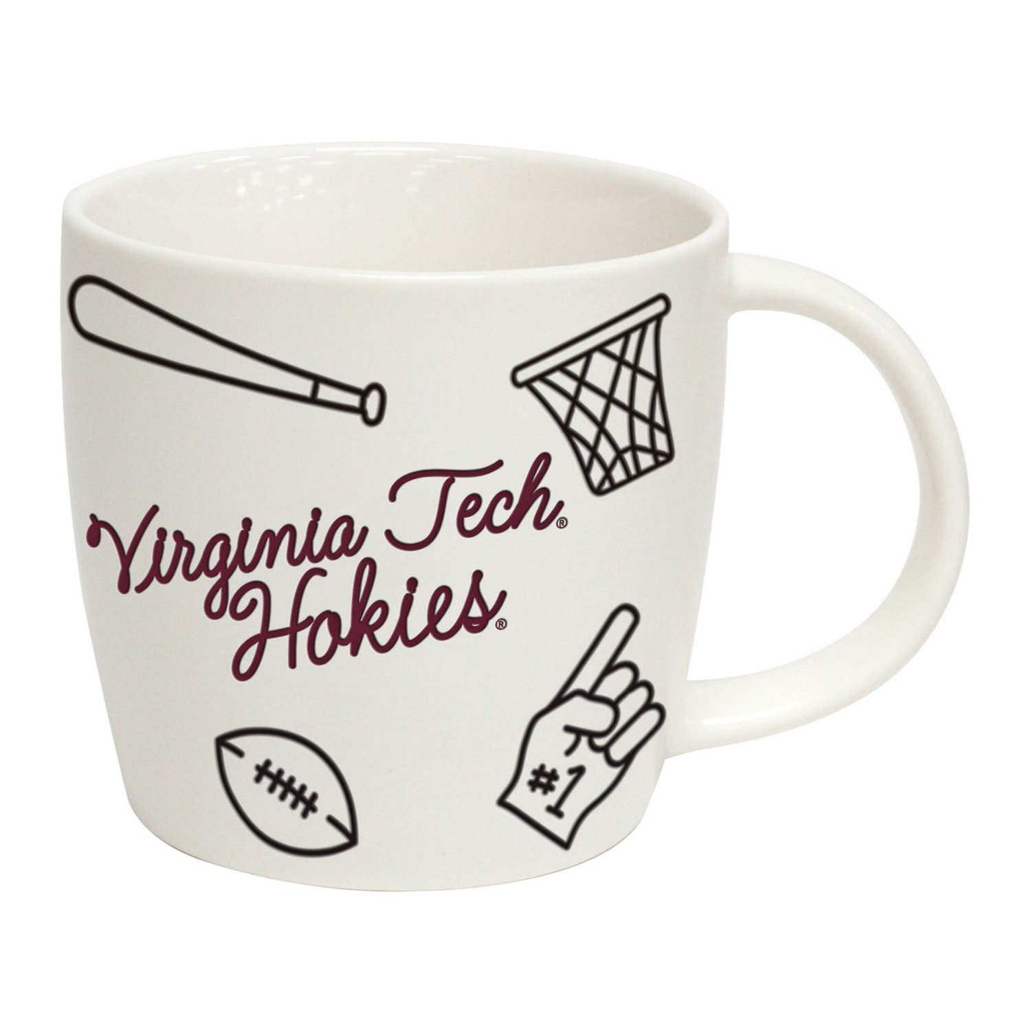 Virginia Tech Hokies 18oz Playmaker Mug - view number 1
