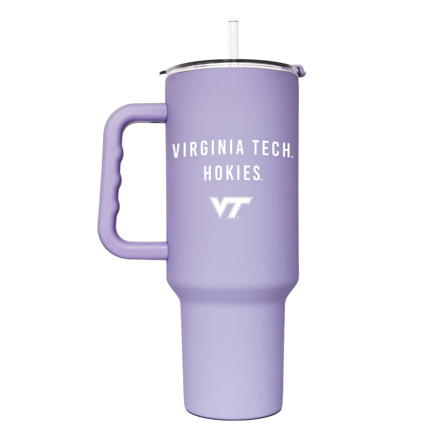 Virginia Tech Hokies 40oz Lavender Soft Touch Tumbler - view number 1