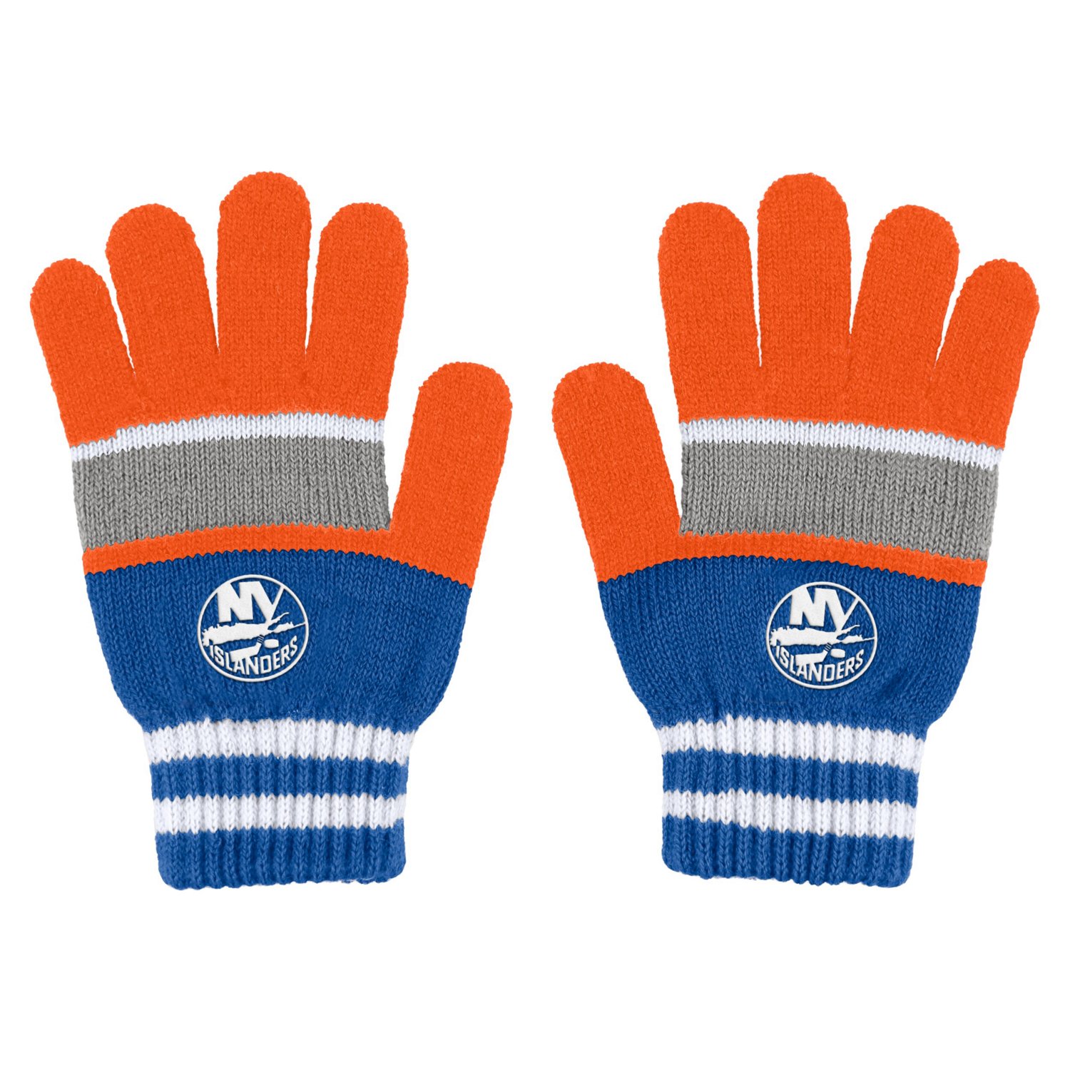 WEAR by Erin Andrews New York Islanders Stripe Glove  Scarf Set                                                                  - view number 2