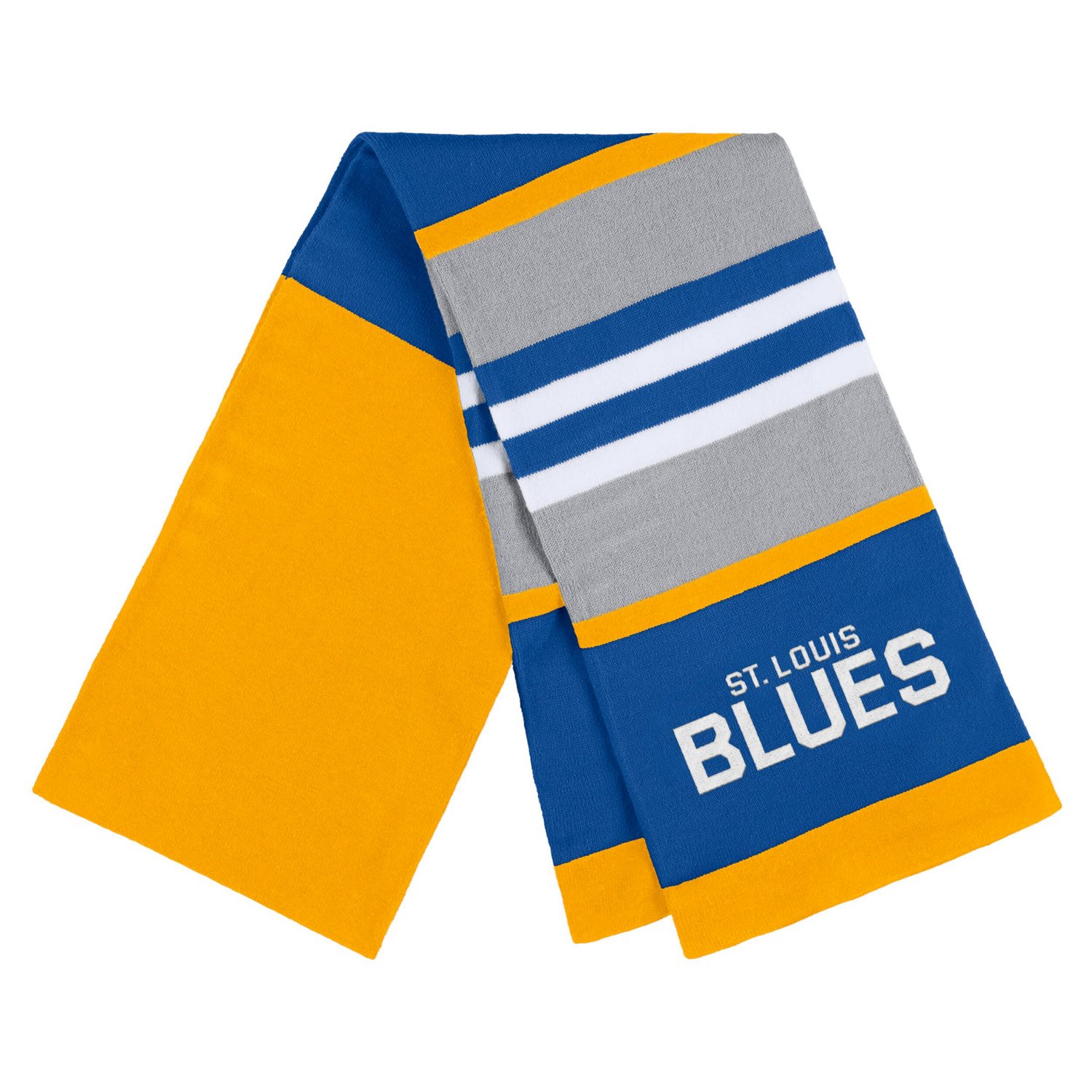 WEAR by Erin Andrews St Louis Blues Stripe Glove  Scarf Set                                                                      - view number 3