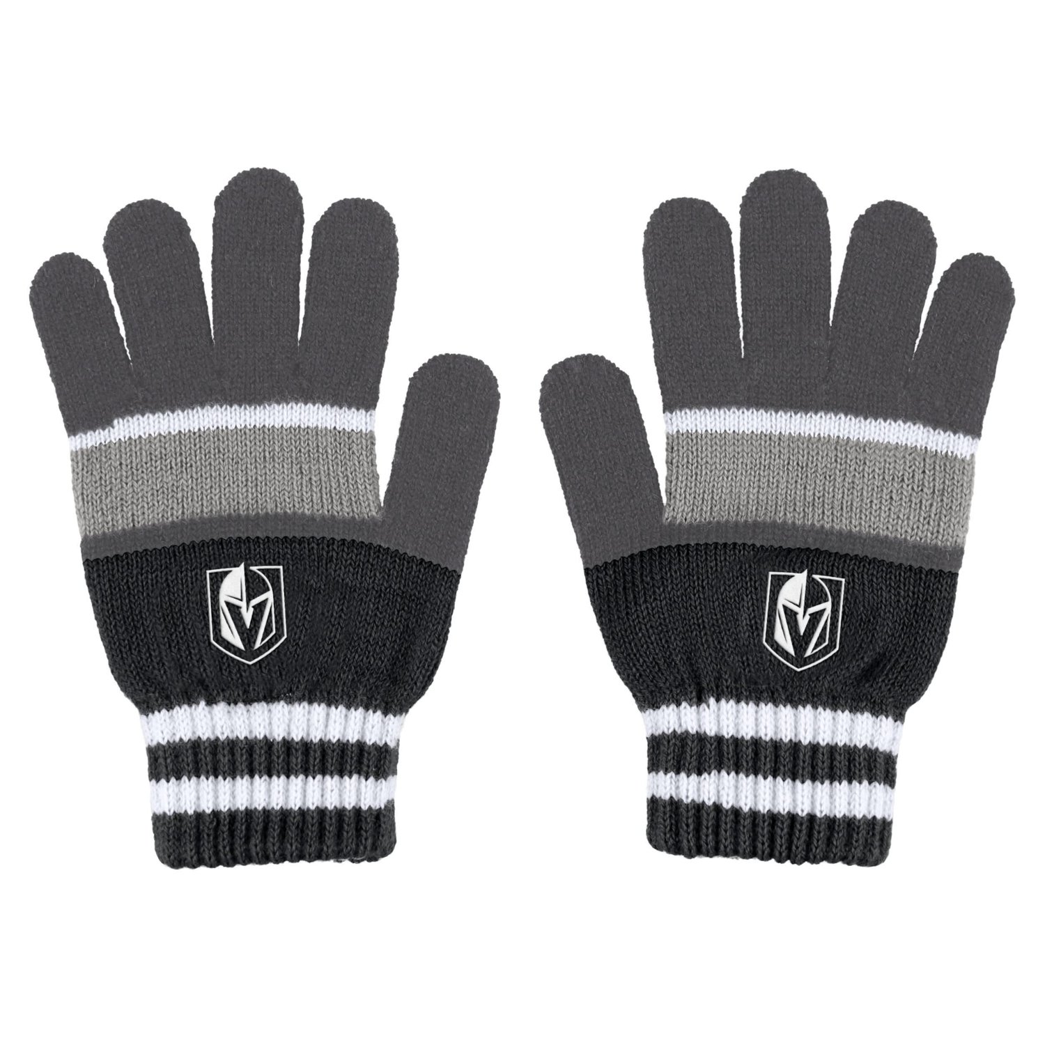 WEAR by Erin Andrews Vegas Golden Knights Stripe Glove  Scarf Set                                                                - view number 2
