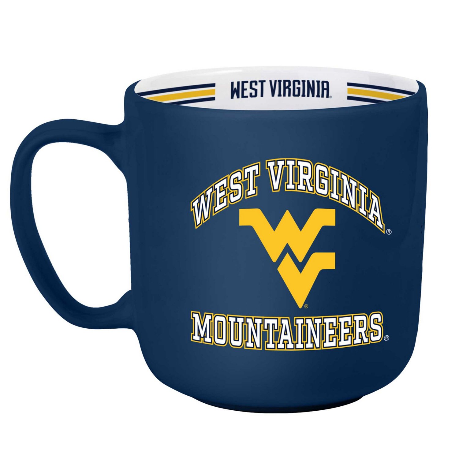 West Virginia Mountaineers 15oz Stripe Mug - view number 1
