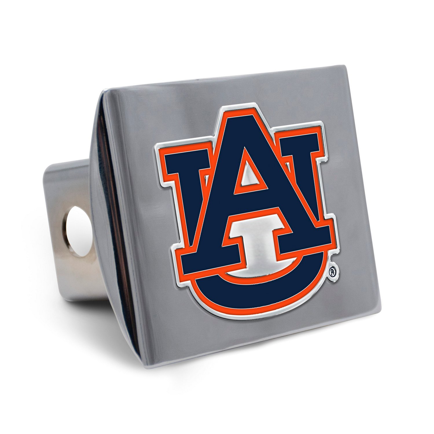 WinCraft Auburn Tigers Premium Metal Hitch Cover                                                                                 - view number 1
