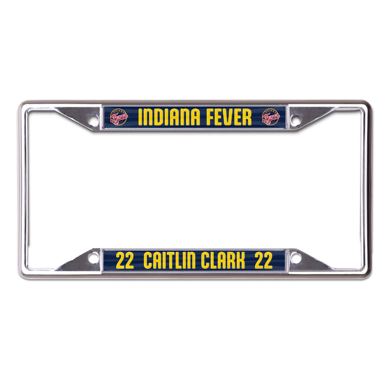 WinCraft Caitlin Clark Indiana Fever Laser Cut Metal License Plate Frame