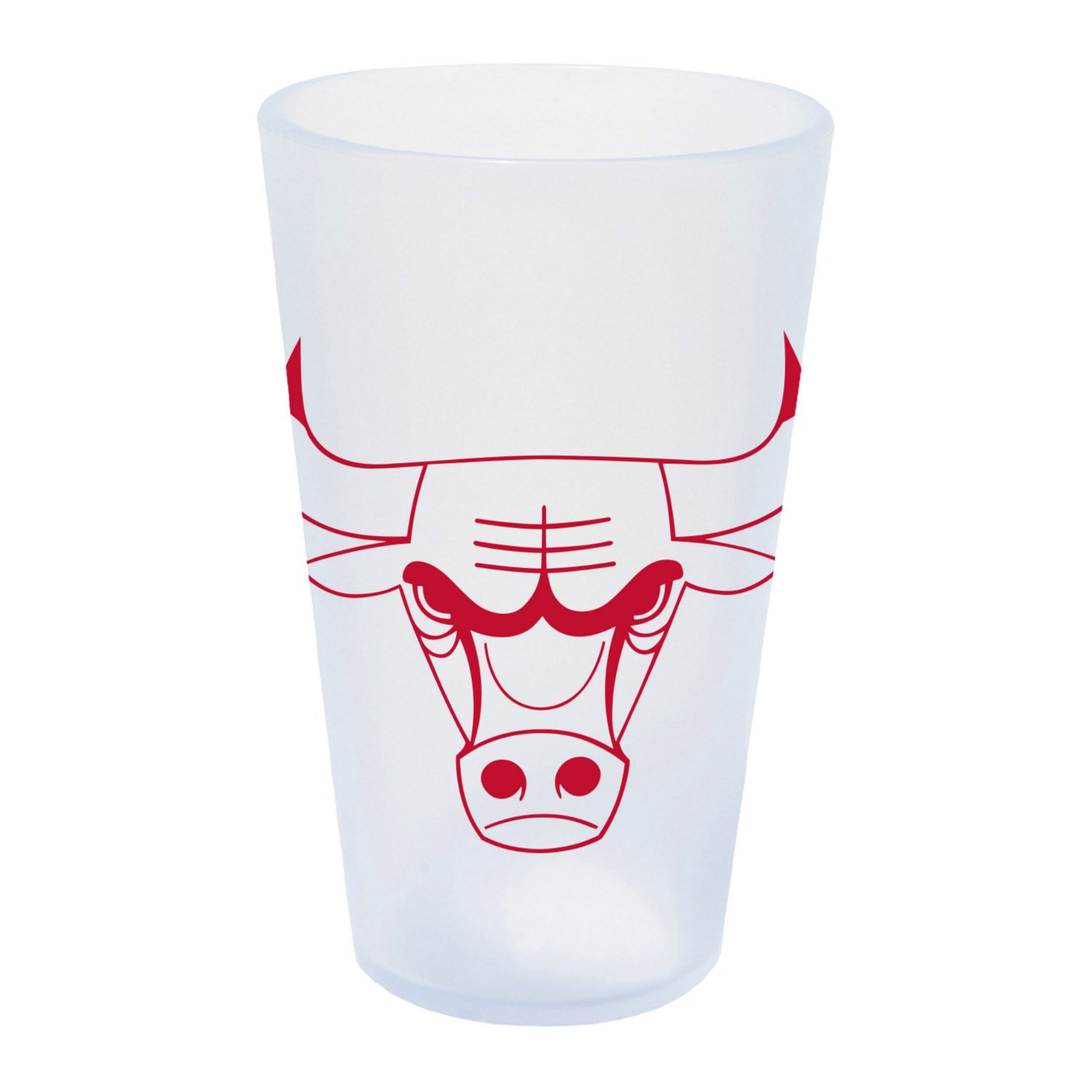 WinCraft Chicago Bulls 16oz Icicle Pint Glass - view number 1