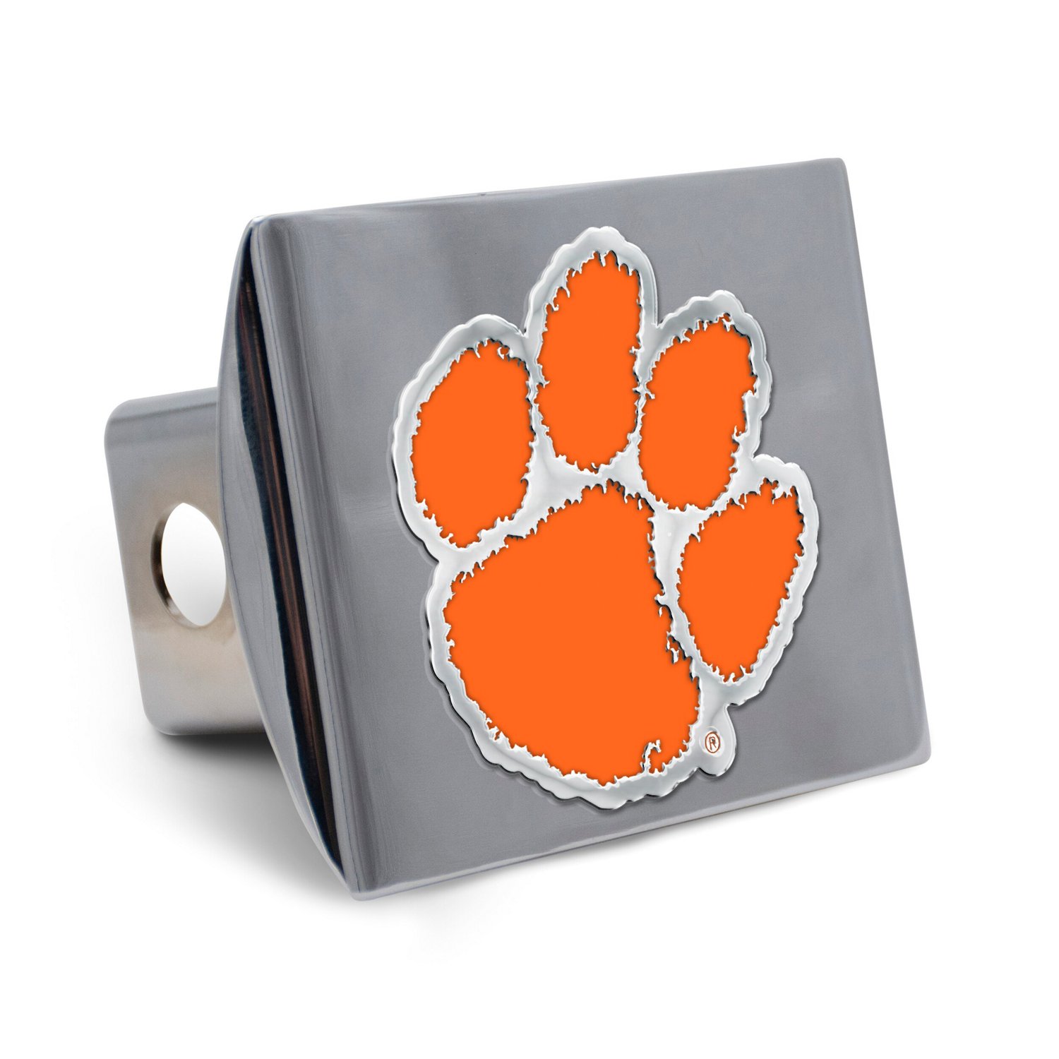 WinCraft Clemson Tigers Premium Metal Hitch Cover                                                                                - view number 1