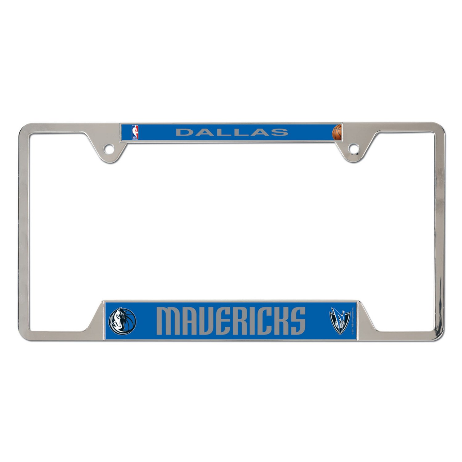 WinCraft Dallas Mavericks Plated Metal License Plate Frame                                                                       - view number 1