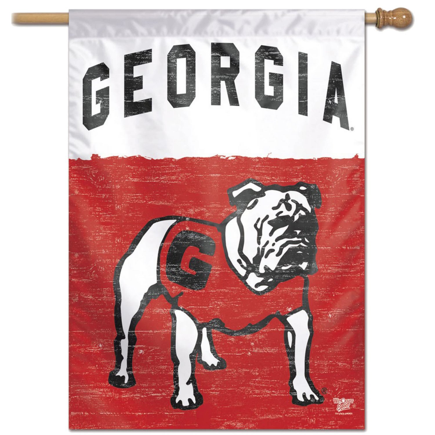 WinCraft Georgia Bulldogs 28" x 40" College Vault Single-Sided House Banner