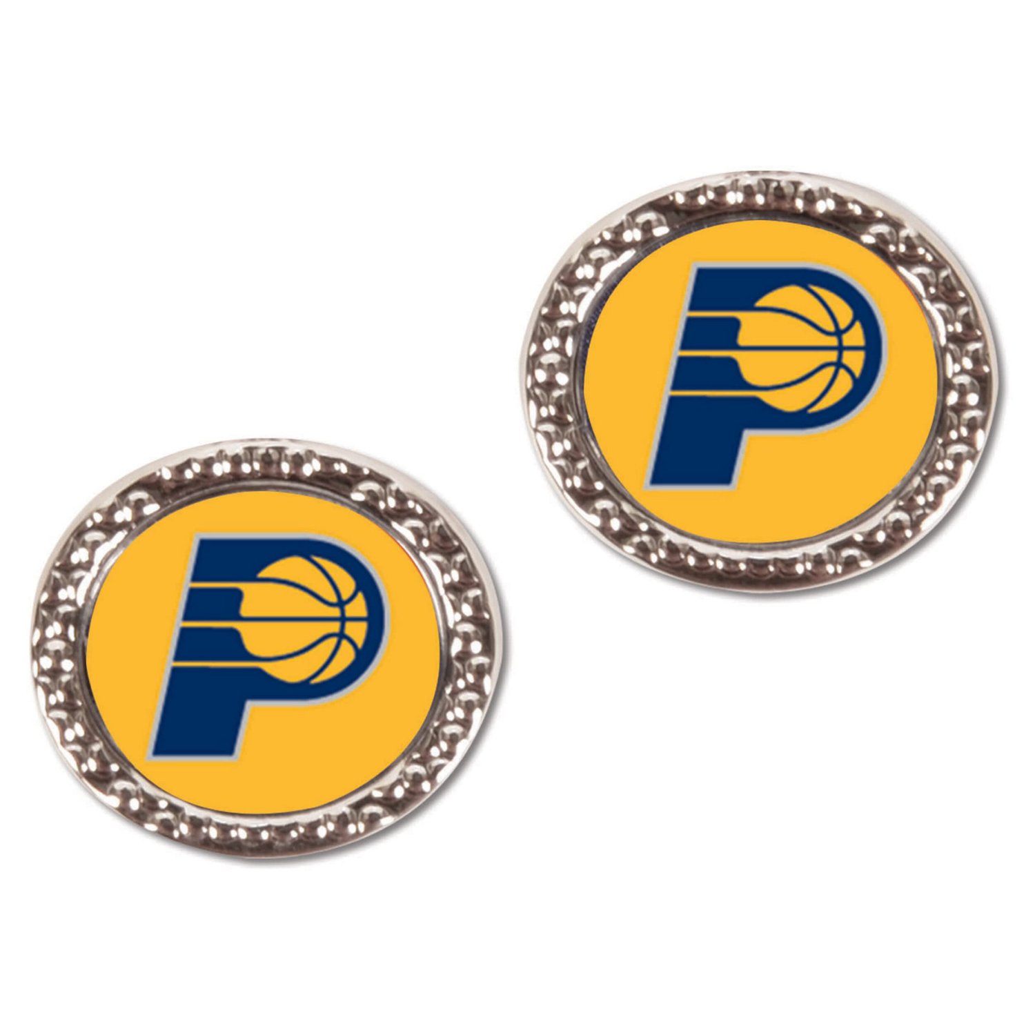 WinCraft Indiana Pacers Round Post Earrings