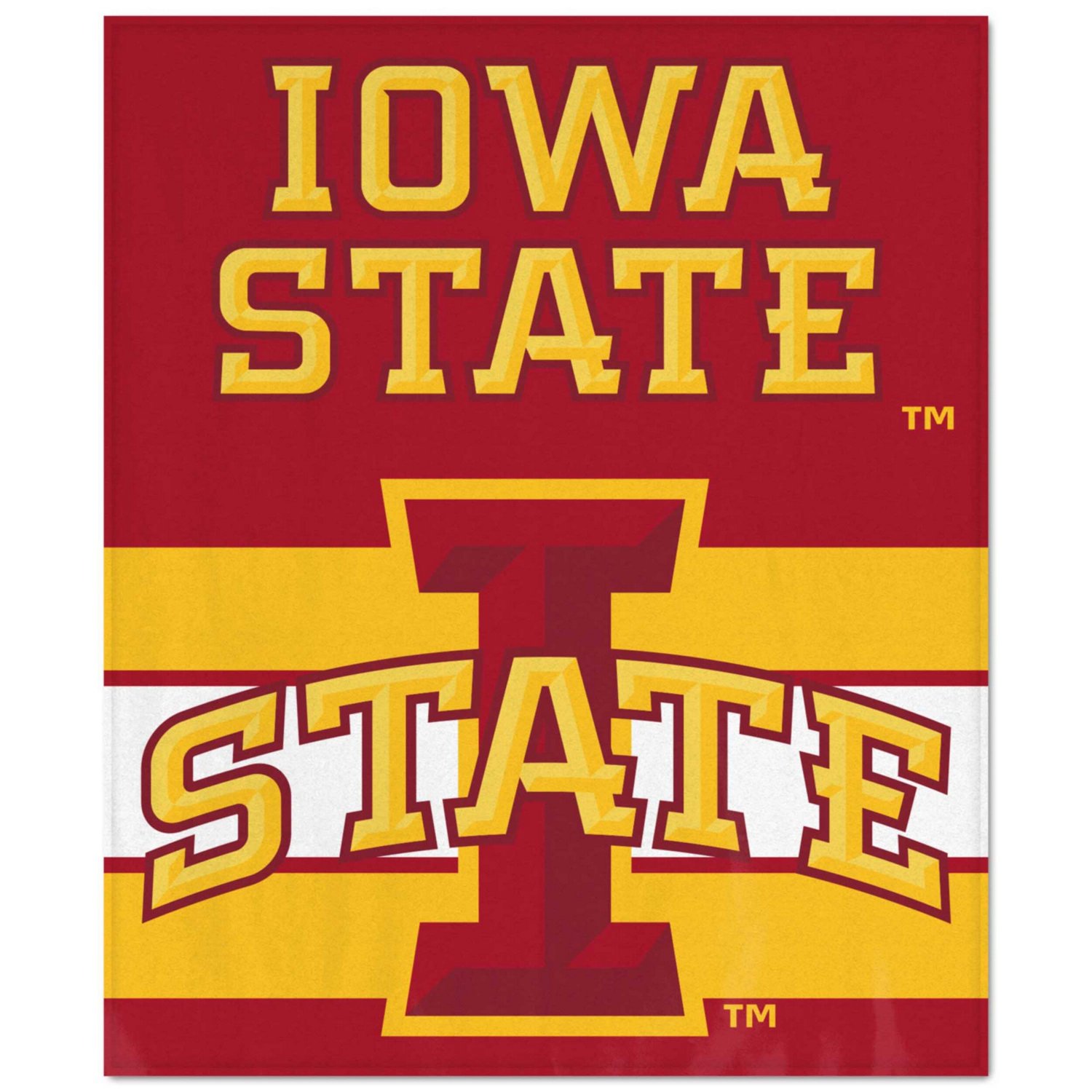 WinCraft Iowa State Cyclones Ultra Plush 50" x 60" Throw Blanket