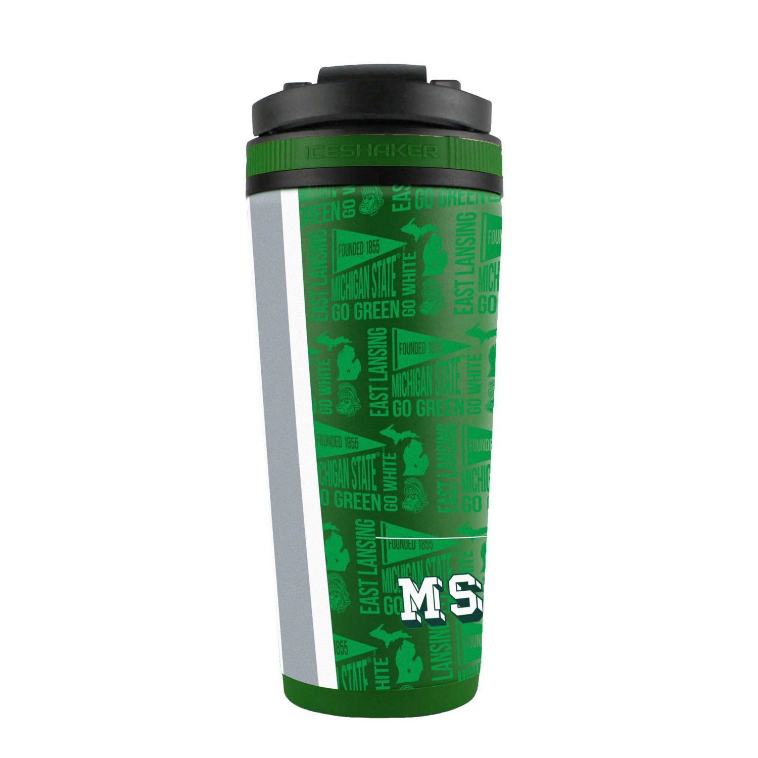 WinCraft Michigan State Spartans 26oz 4D Stainless Steel Ice Shaker Bottle - view number 2
