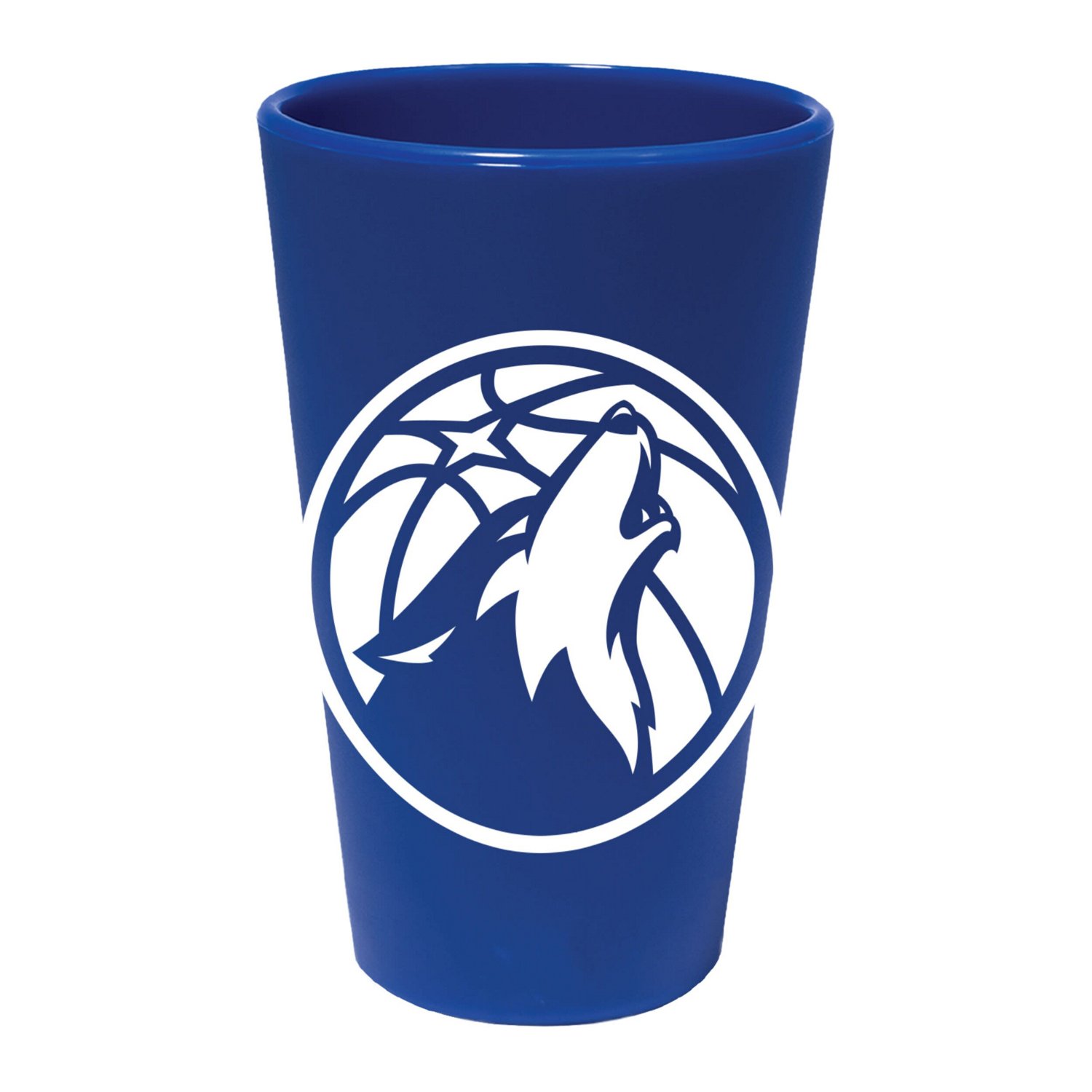WinCraft Minnesota Timberwolves 16oz Team Color Silicone Pint Glass
