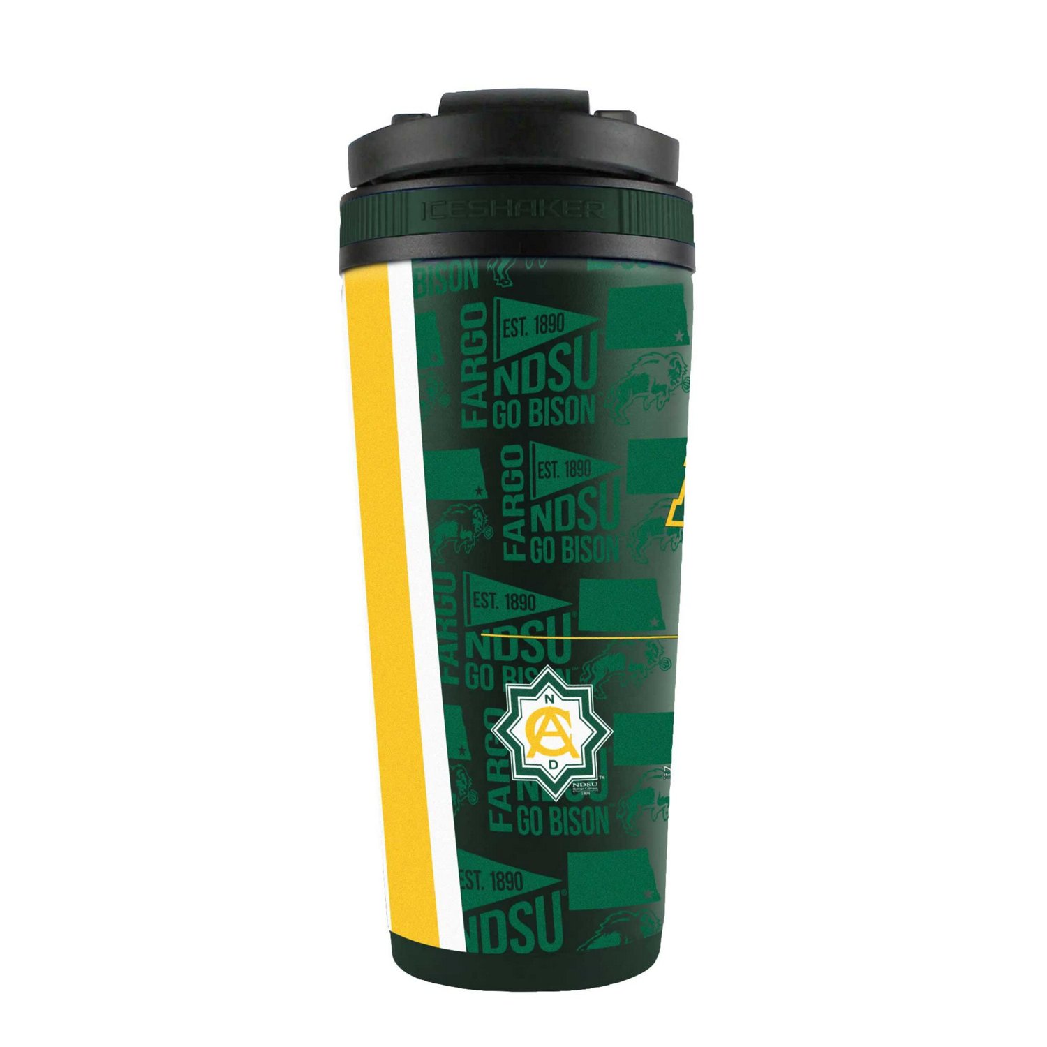WinCraft NDSU Bison 26oz 4D Stainless Steel Ice Shaker Bottle - view number 2