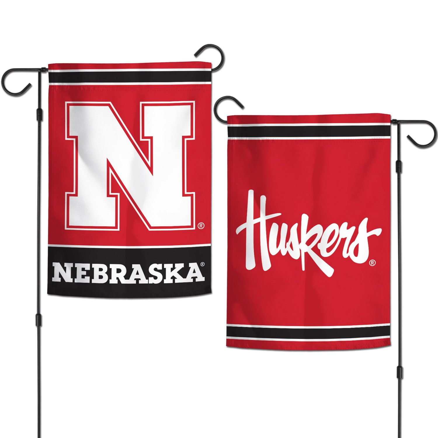 WinCraft Nebraska Huskers 12'' x 18'' Double-Sided Garden Flag                                                                   - view number 3