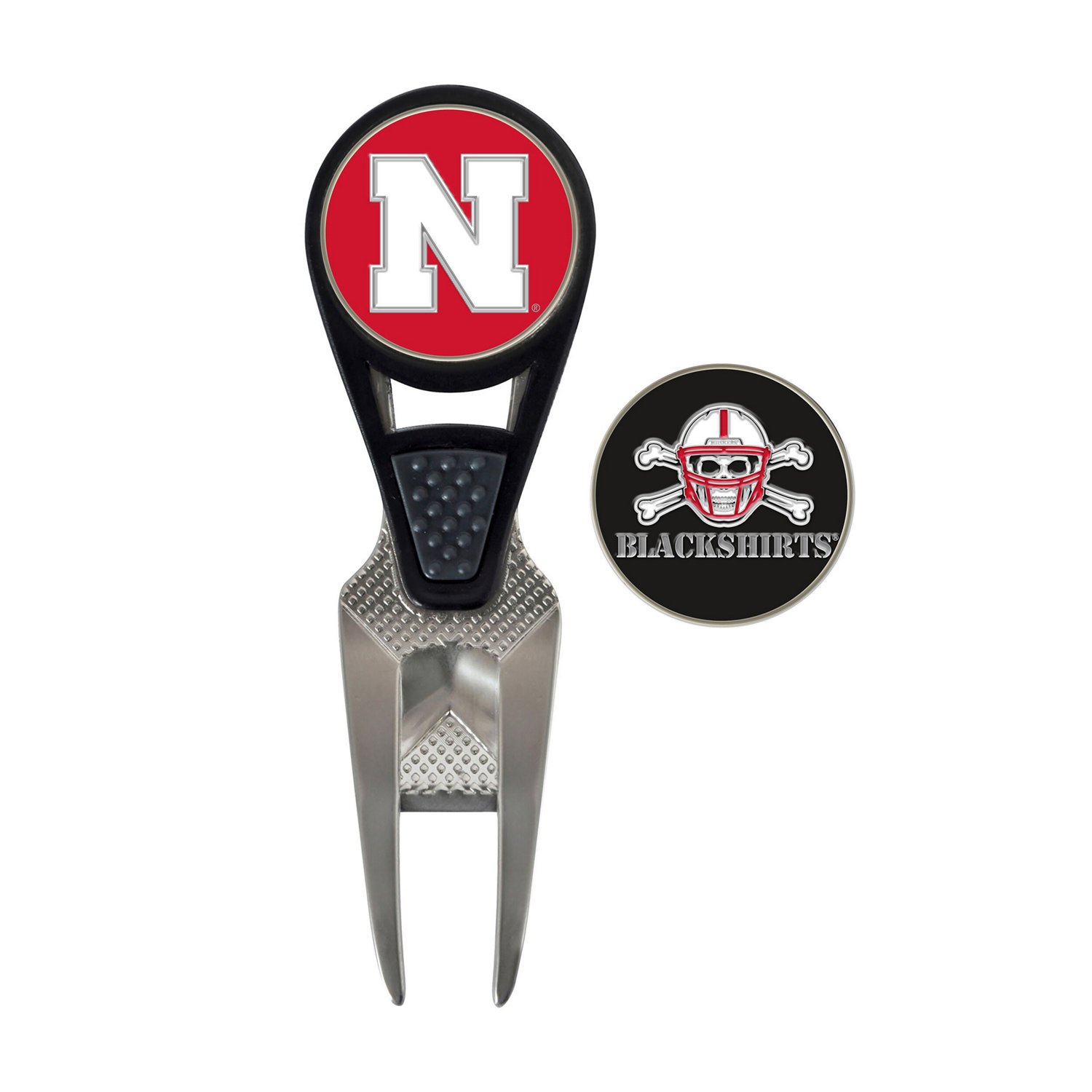 WinCraft Nebraska Huskers Repair Tool  Ball Marker Set - view number 1