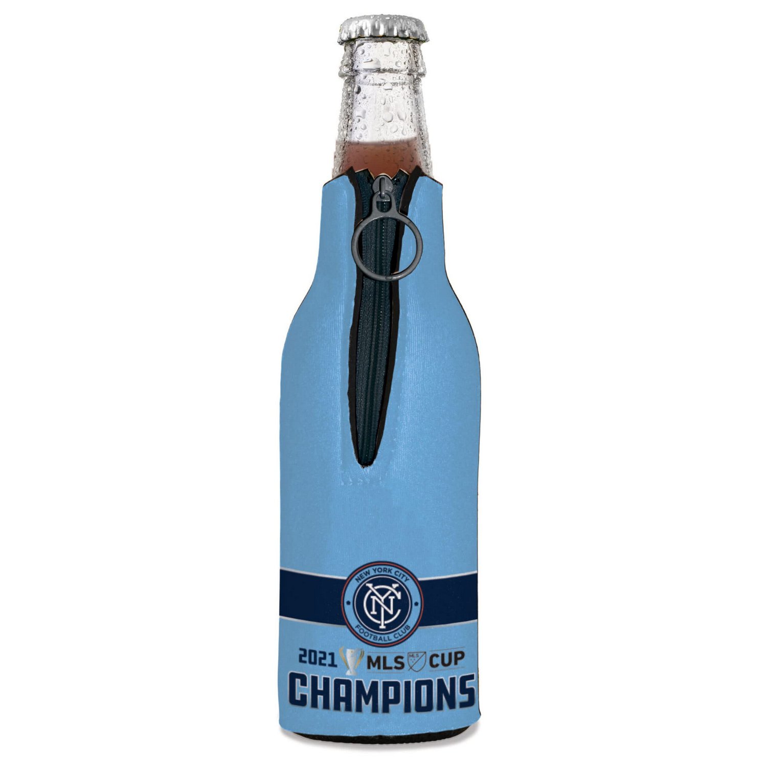 WinCraft New York City FC 2021 MLS Cup Champions 12oz Bottle Cooler - view number 2