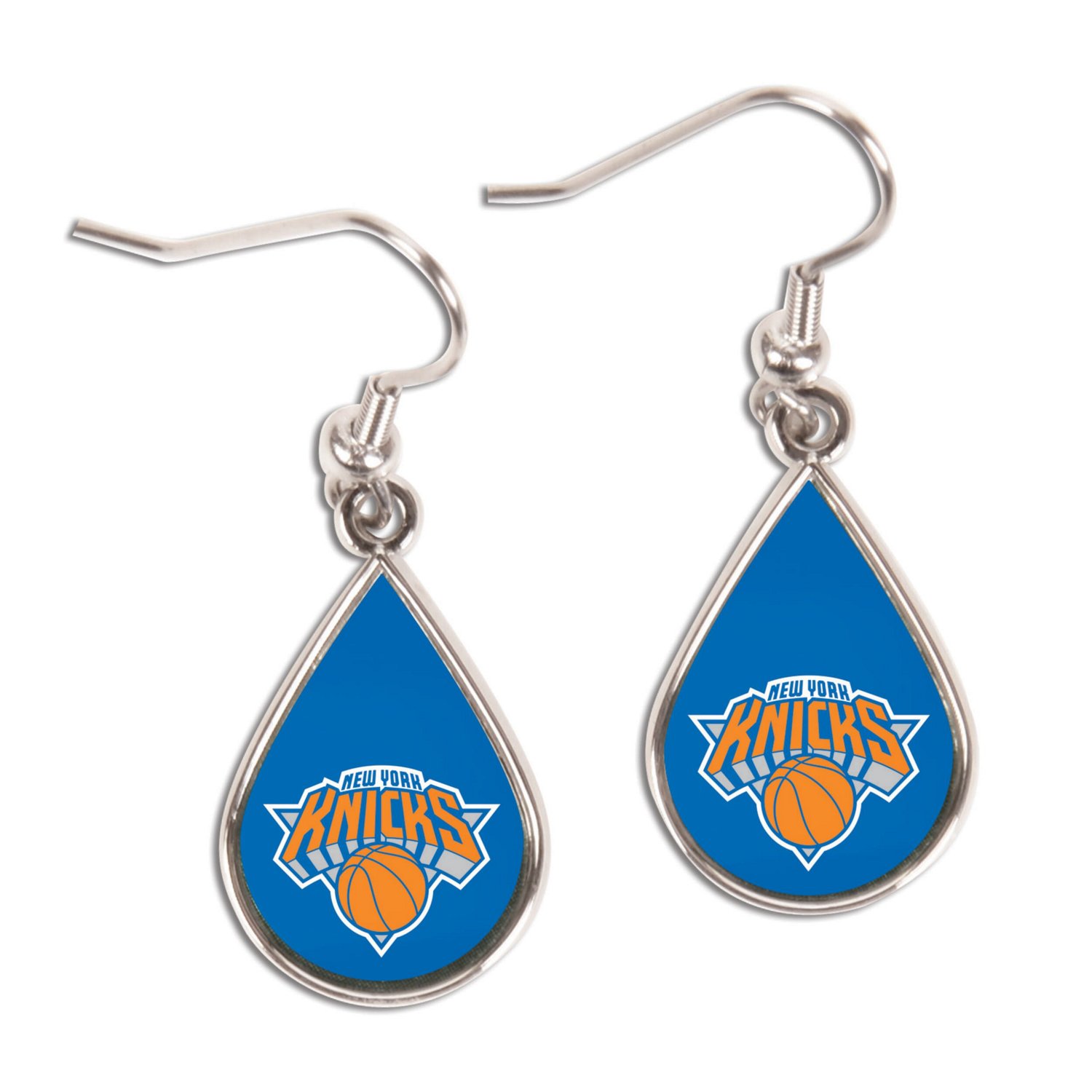 WinCraft New York Knicks Tear Drop Dangle Earrings