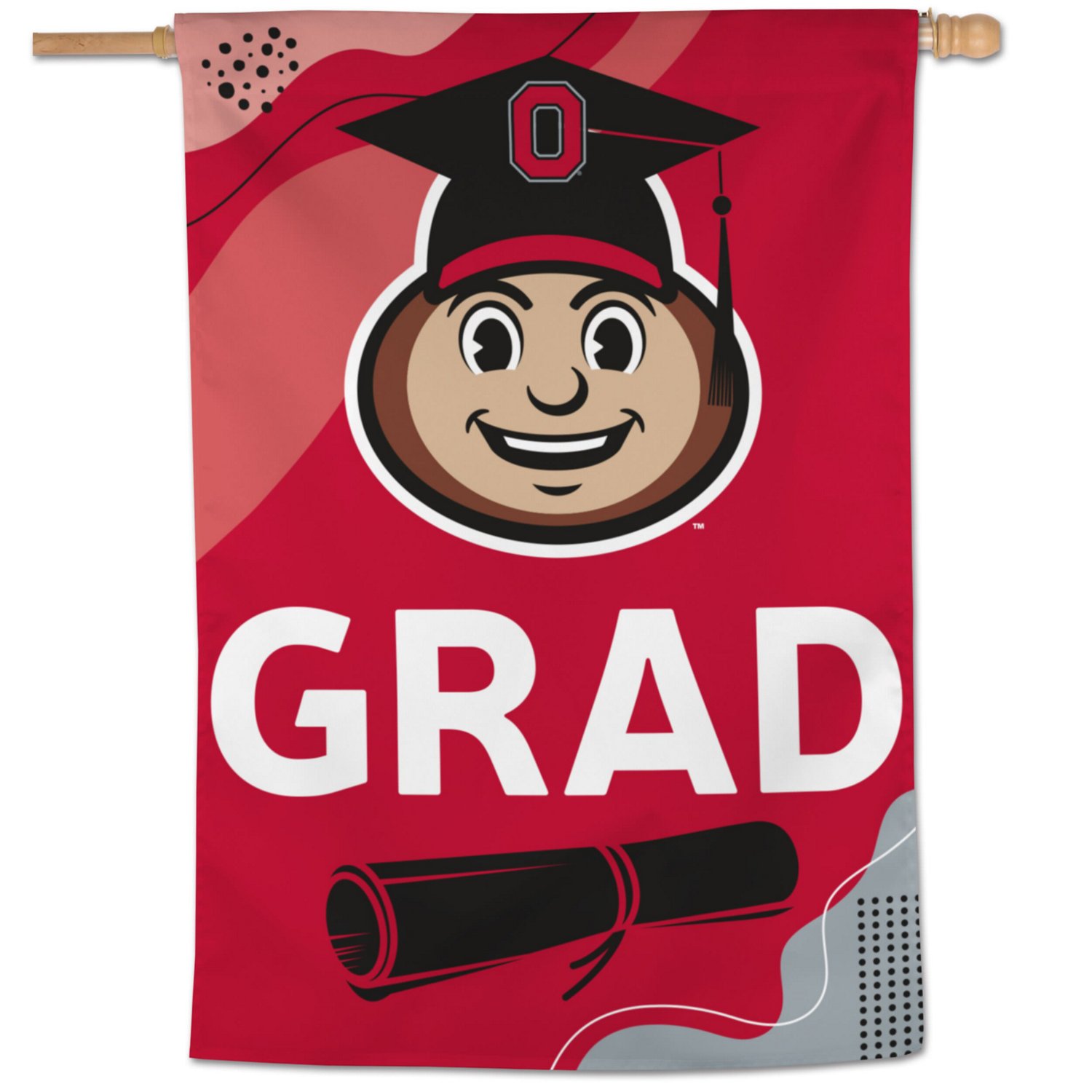 WinCraft Ohio State Buckeyes 28" x 40" Alumni Single-Sided Vertical Banner                                                       - view number 1