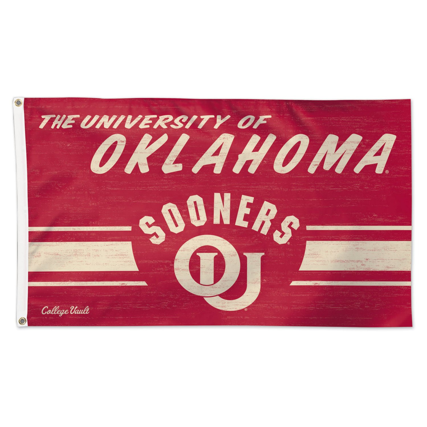 WinCraft Oklahoma Sooners Single-Sided College Vault Deluxe Flag - view number 1
